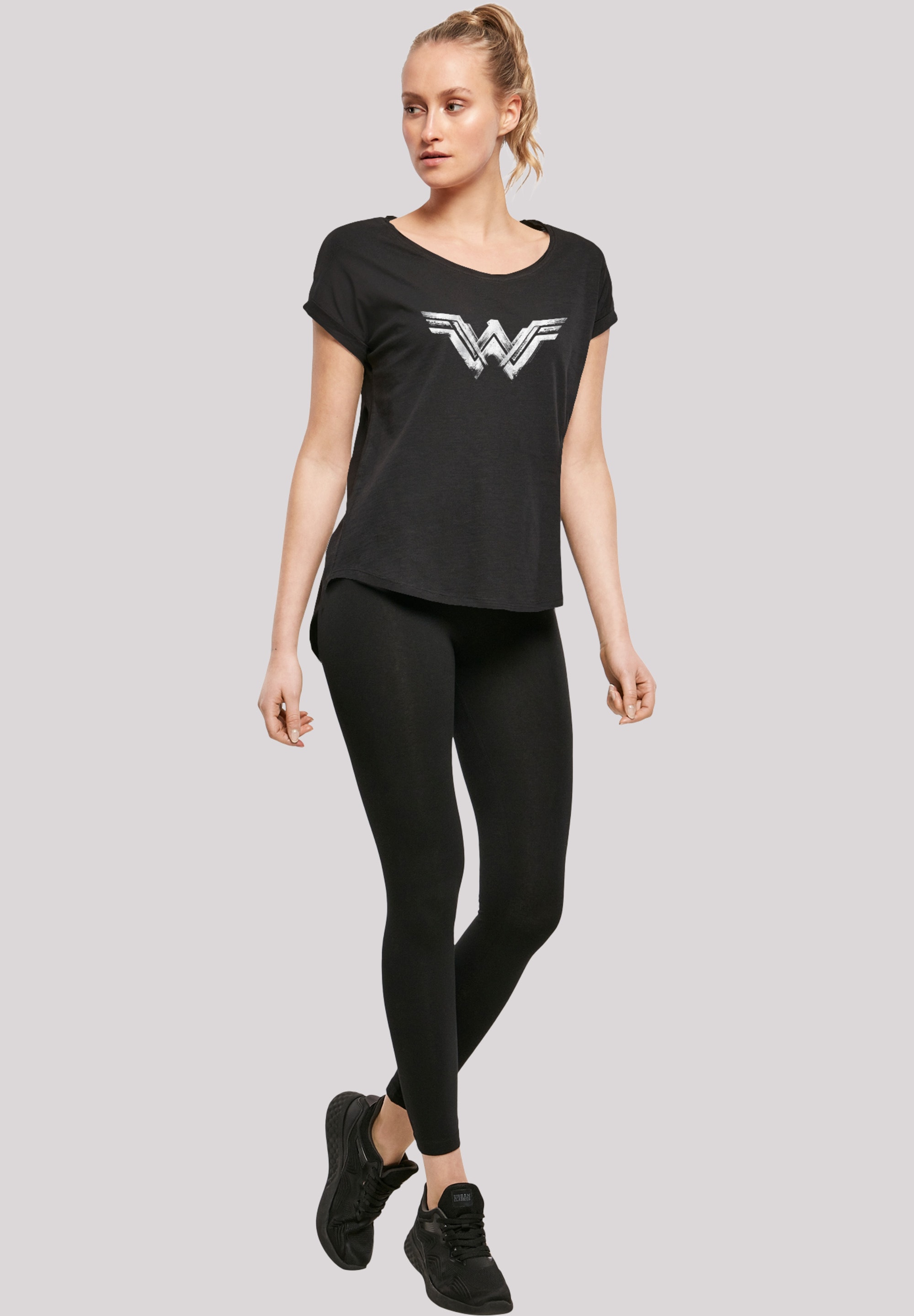 F4NT4STIC T-Shirt »DC Comics Wonder Woman Distressed Logo« Print