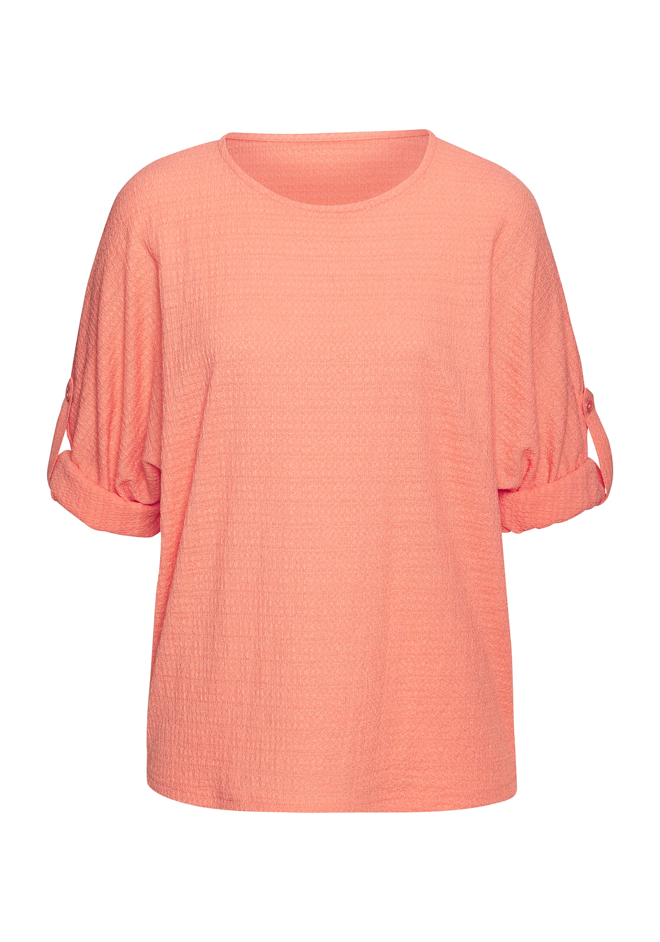 Vivance 2-in-1-Shirt "zum Krempeln" aus bügelfreier Crêpe-Qualität günstig online kaufen