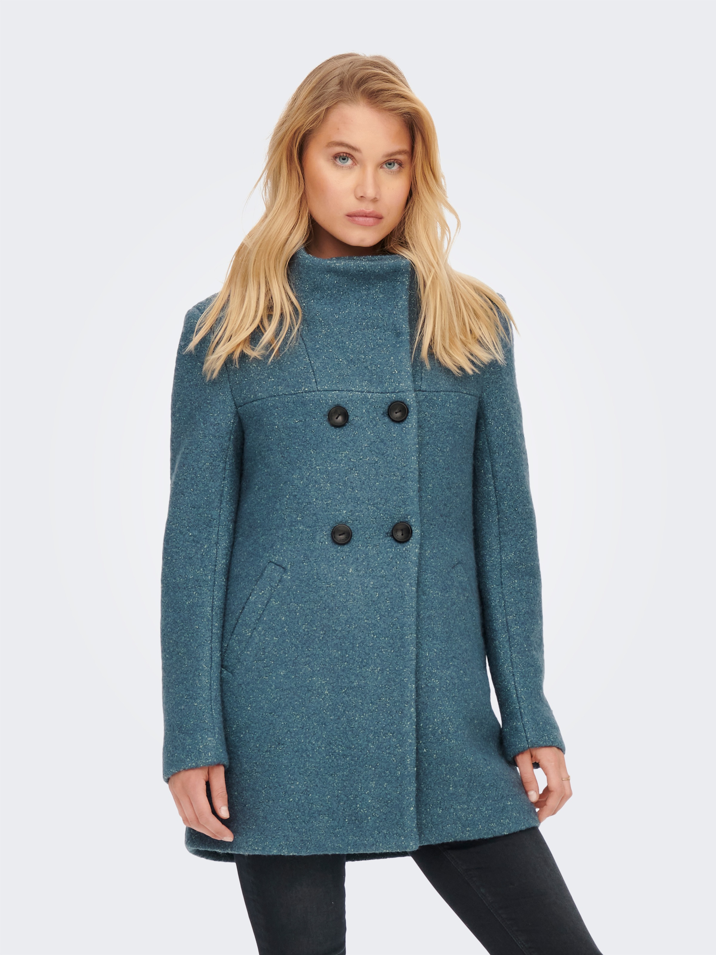 ONLY Langjacke "ONLNEWSOPHIA WOOL COAT OTW CC" Materialmix günstig online kaufen