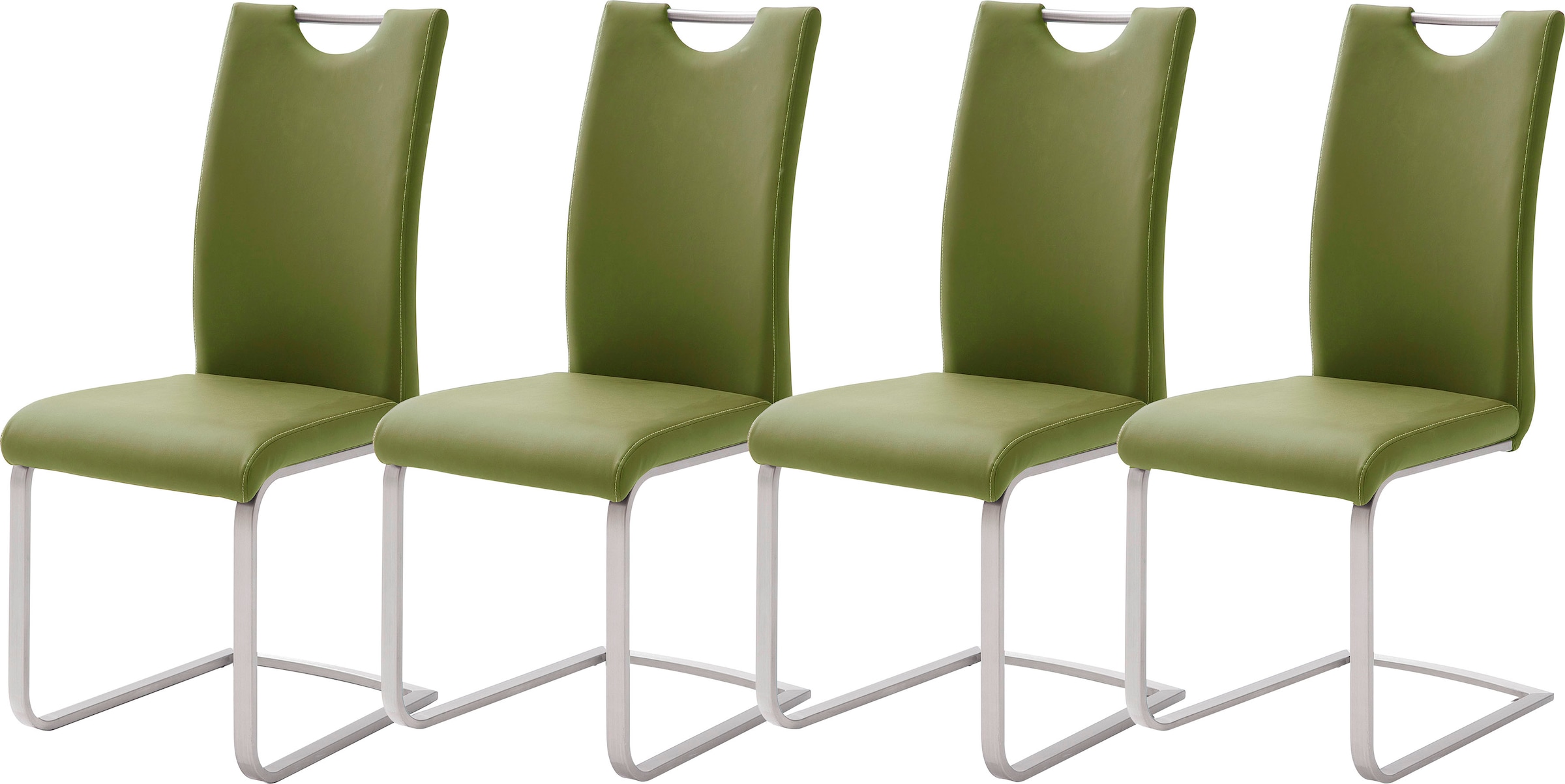 MCA furniture Freischwinger bis (Set), 4 belastbar | »Paulo«, St., kg 120 Stuhl bestellen BAUR Kunstleder
