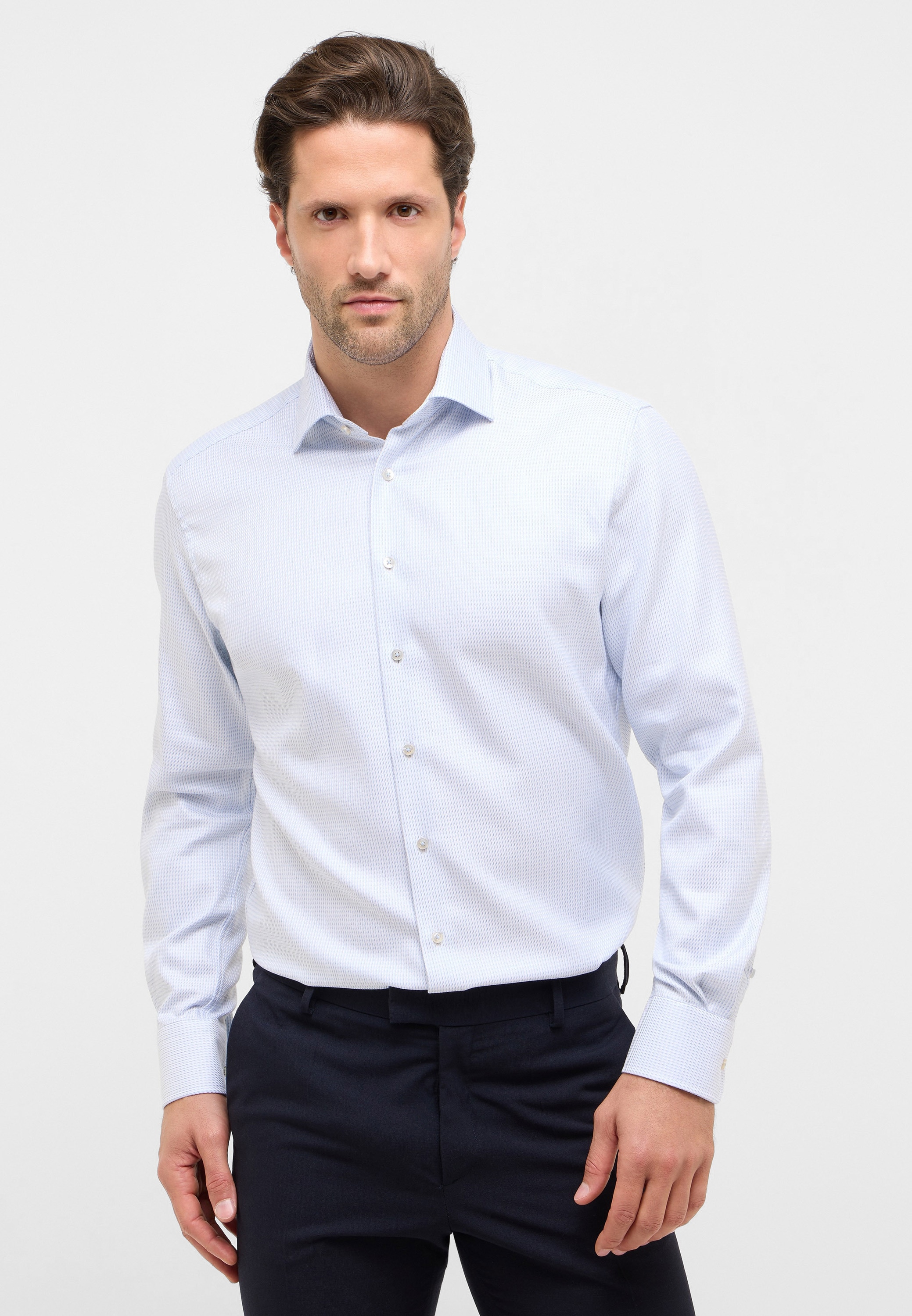 Eterna Langarmhemd "MODERN FIT" EASY IRON (bügelleicht) günstig online kaufen