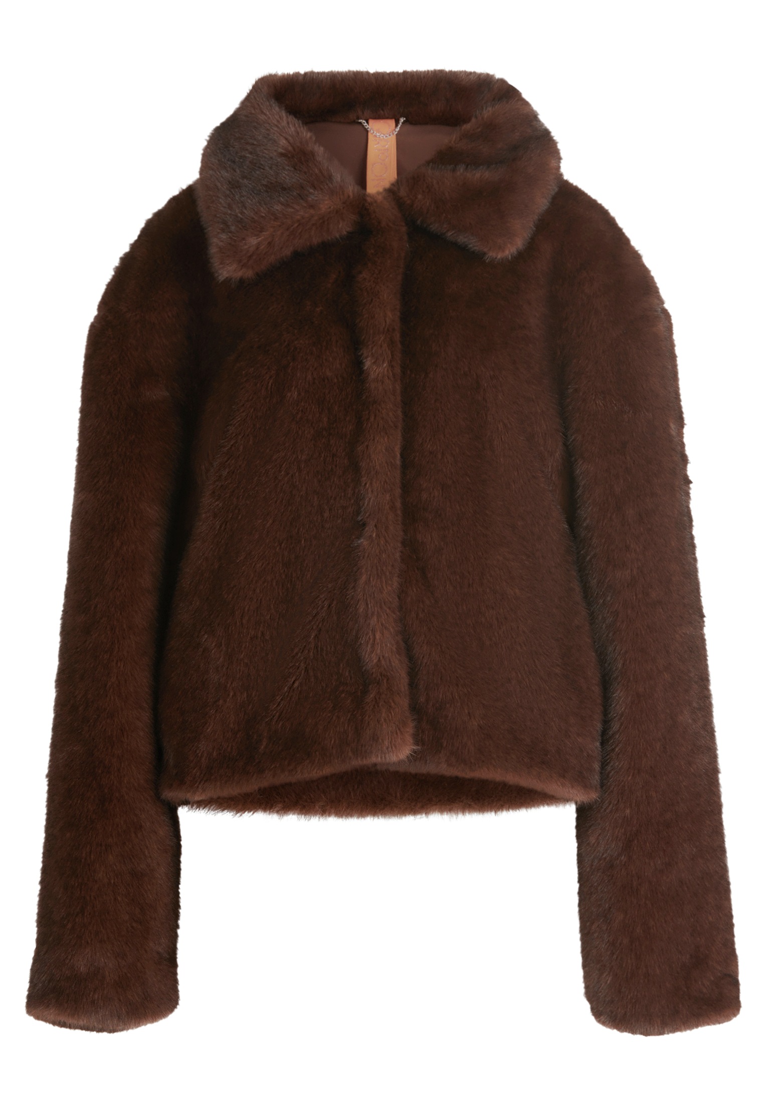 Cartoon Fellimitatjacke "Damen Kunstfell-Jacke mit Eingrifftaschen" günstig online kaufen