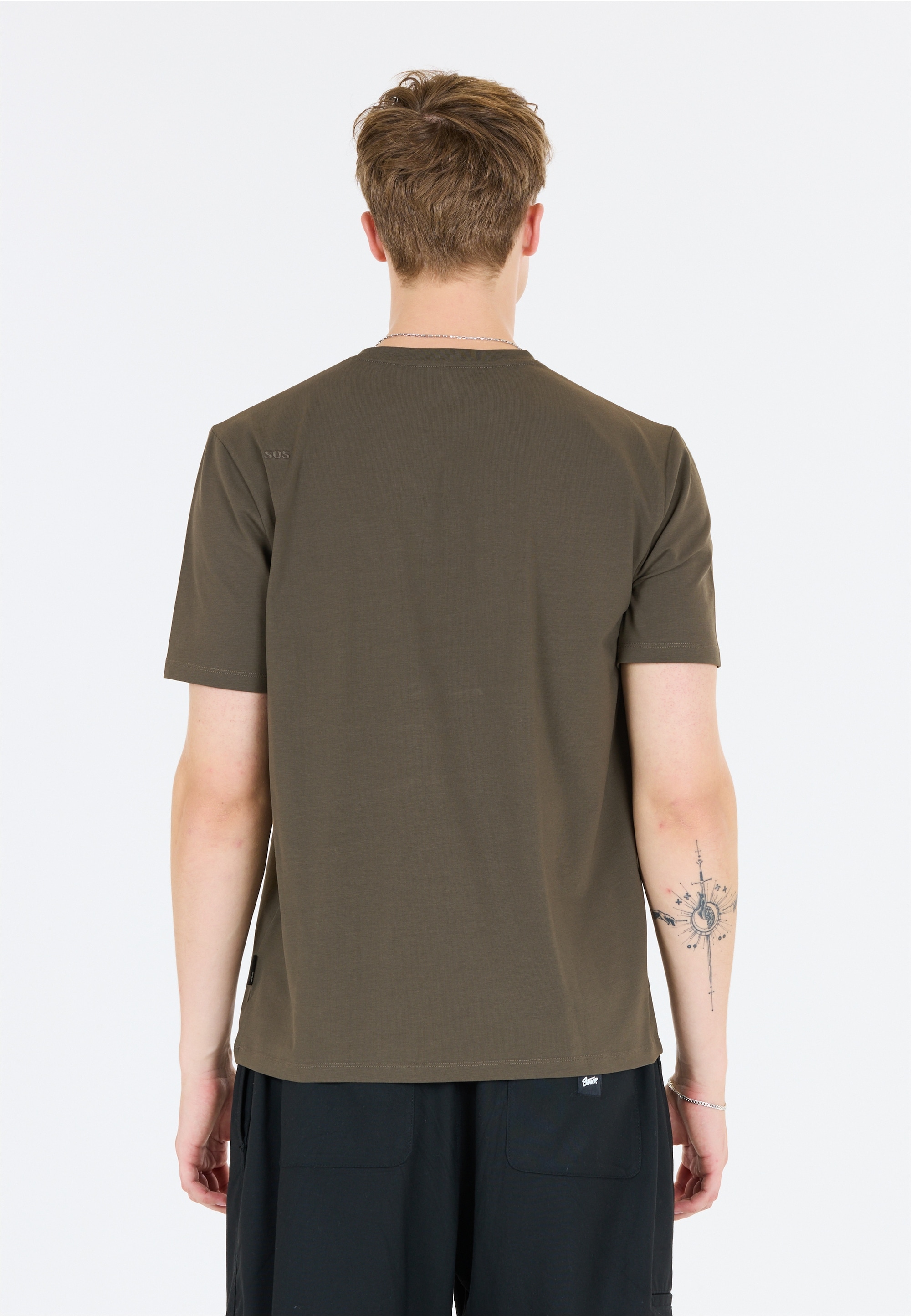 SOS Funktionsshirt »Kvitfjell«, mit biologischer Baumwolle und subtilem SOS-Print