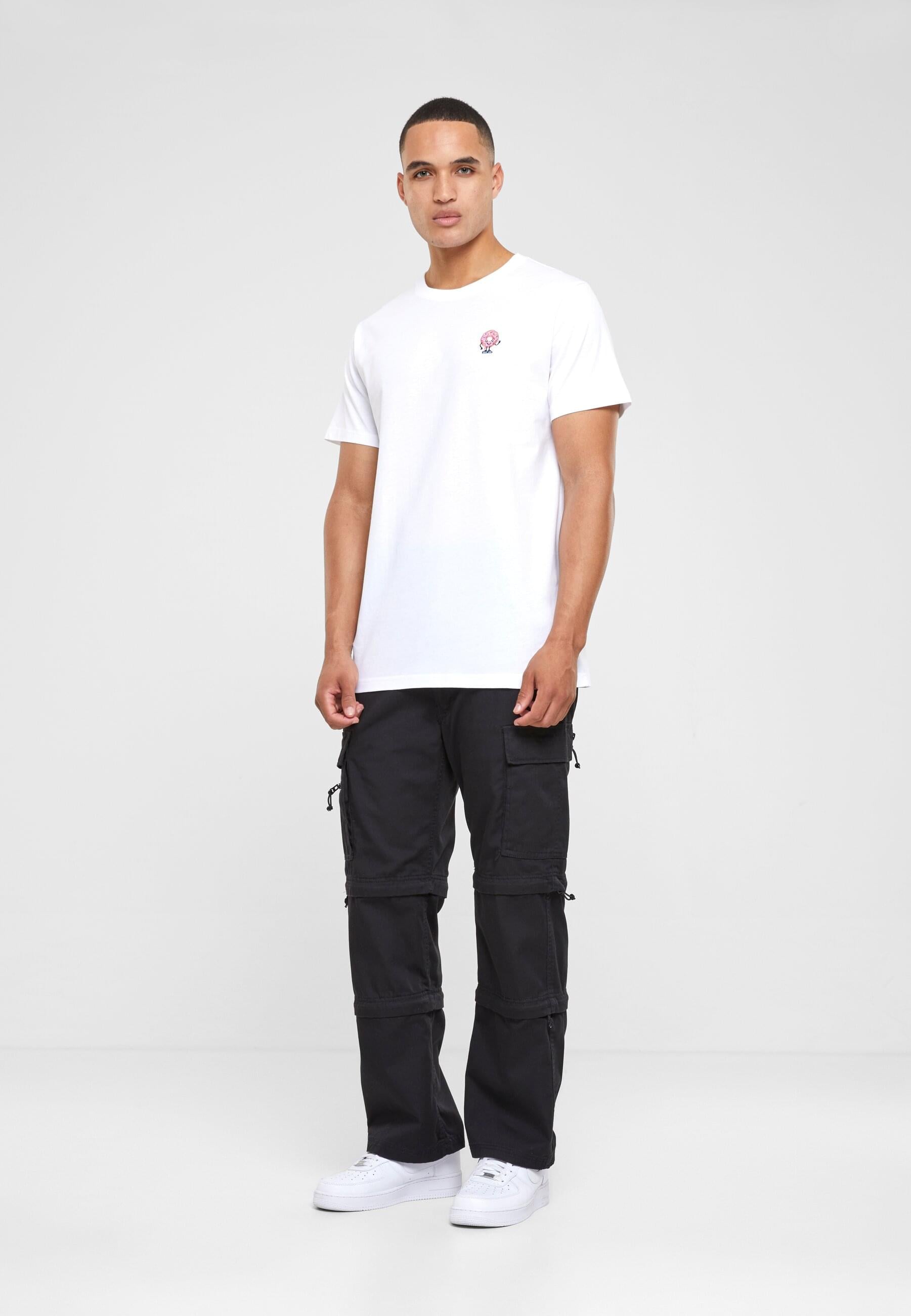 MisterTee T-Shirt »MisterTee Herren Donut Tee EMB«, (1 tlg.)