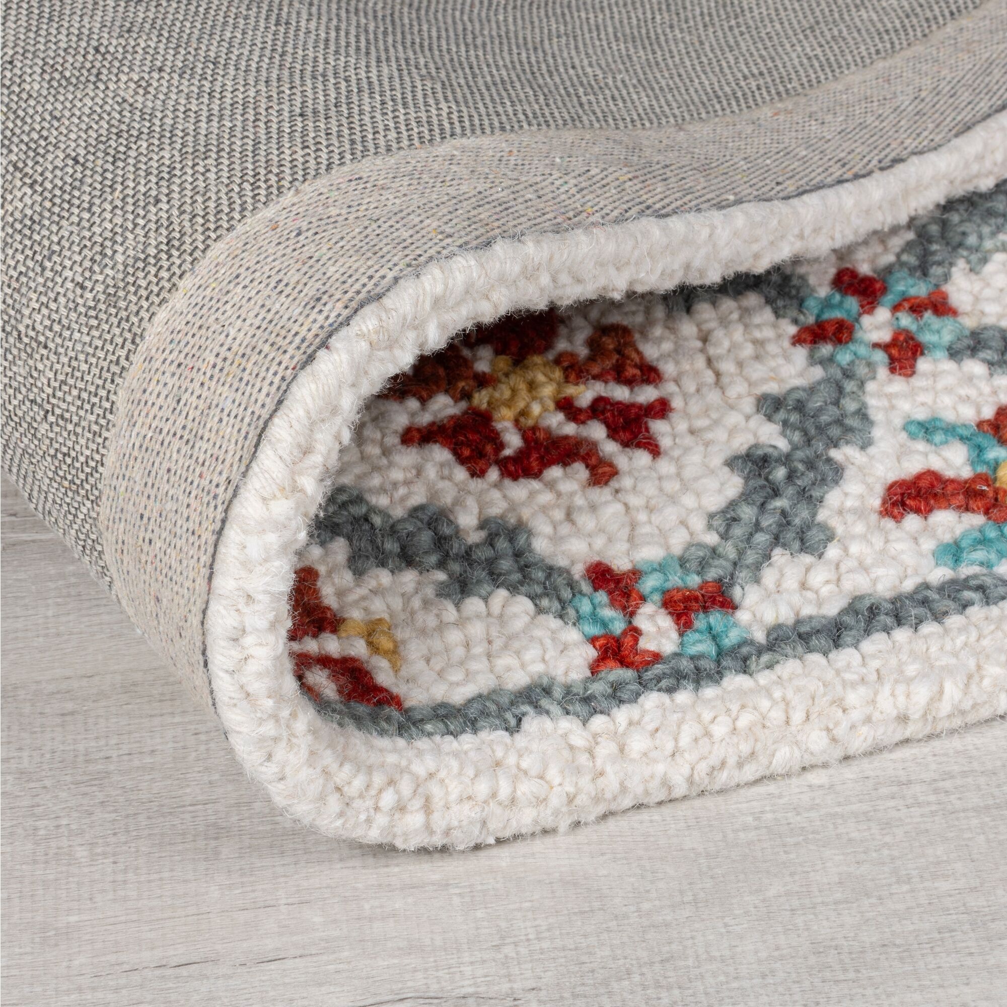FLAIR RUGS Wollteppich »Iris Traditional«, rechteckig, 5 mm Höhe, Traditioneller Iris-Wollteppich