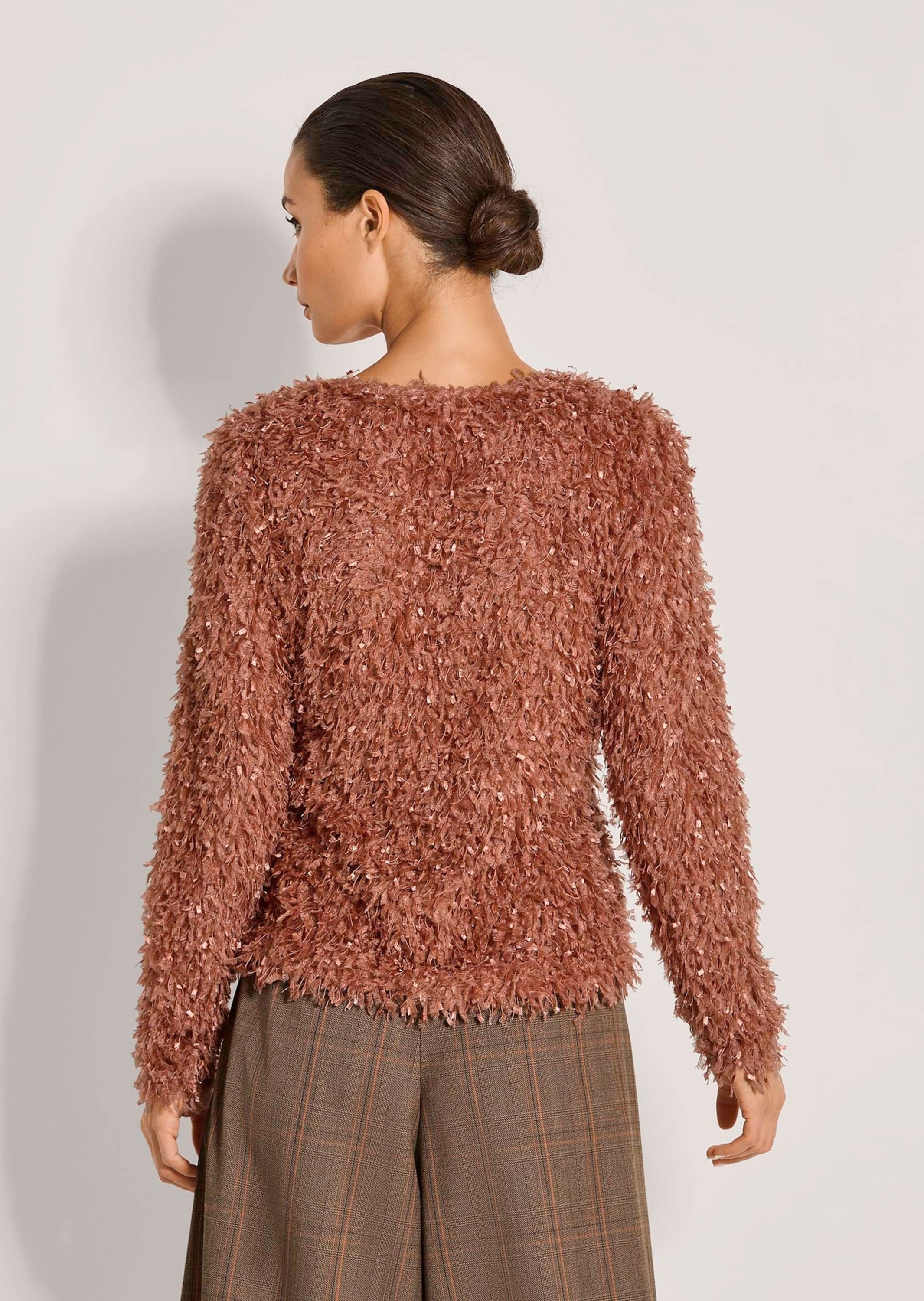 MADELEINE Langarmshirt »Shirt Sweatshirt in Federoptik«