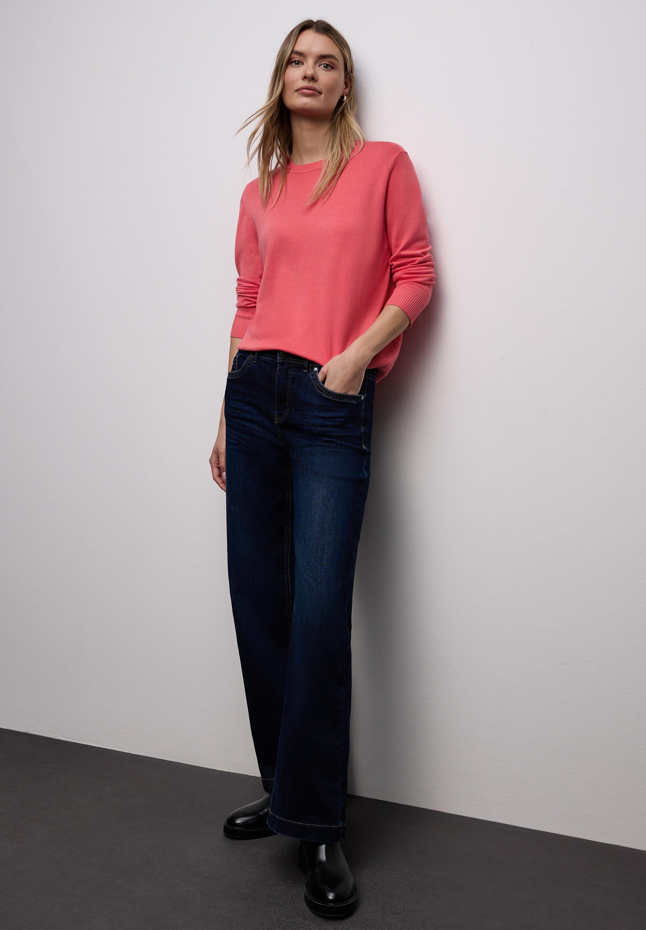 STREET ONE Strickpullover aus Viskosemix