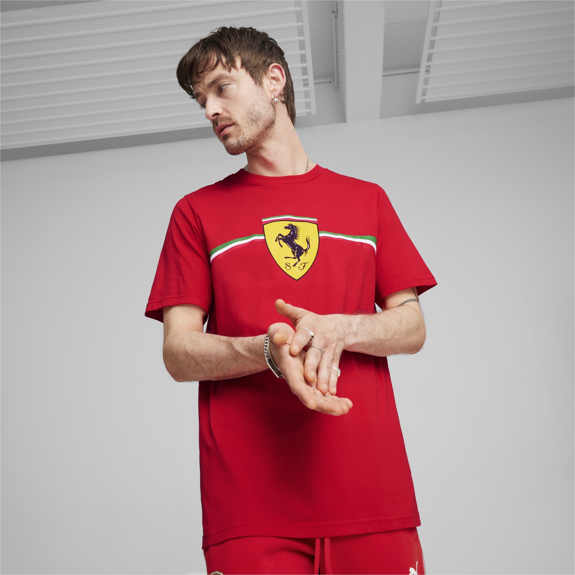 PUMA T-Shirt »Scuderia Ferrari Race Big Shield Motorsport Heritage T-Shirt«