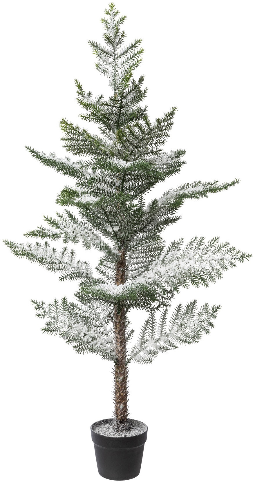 Creativ deco Künstlicher Tannenbaum«, Im Topf; BAUR künstlicher Beschneite Christbaum, Weihnachtsbaum bestellen Optik »Weihnachtsdeko, 