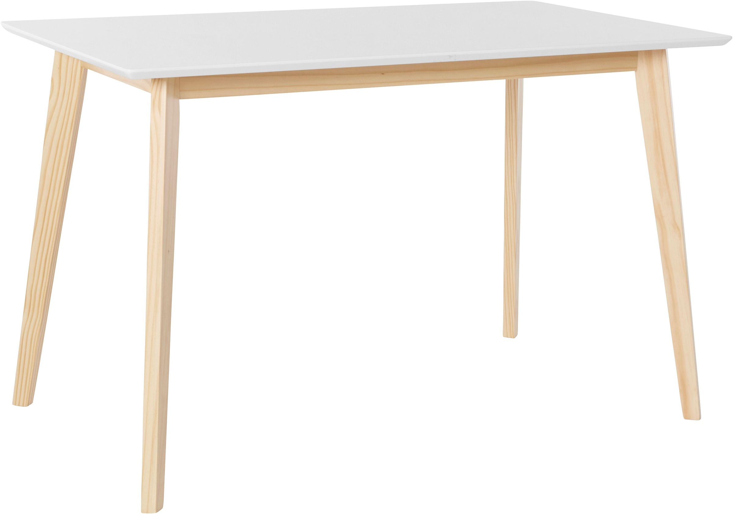 OTTO home Esstisch "Cody" mit Beinen aus Massivholz eckige MDF-Tischplatte, günstig online kaufen