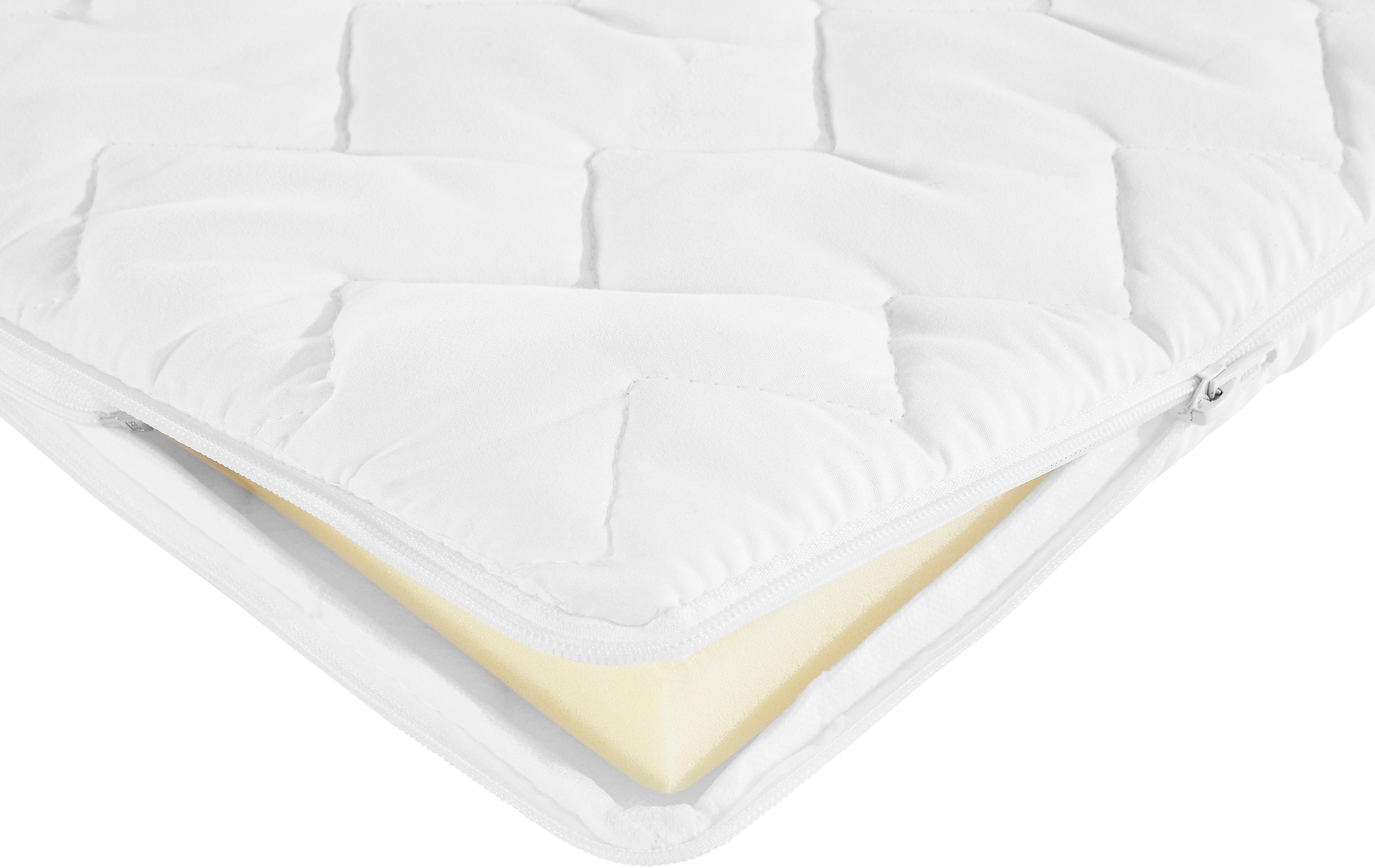 Home affaire Boxspringbett »Harmones hoch« in 3 Breiten, Härtegrad auch im Mix mit je 1 Matratze in H2 und H3