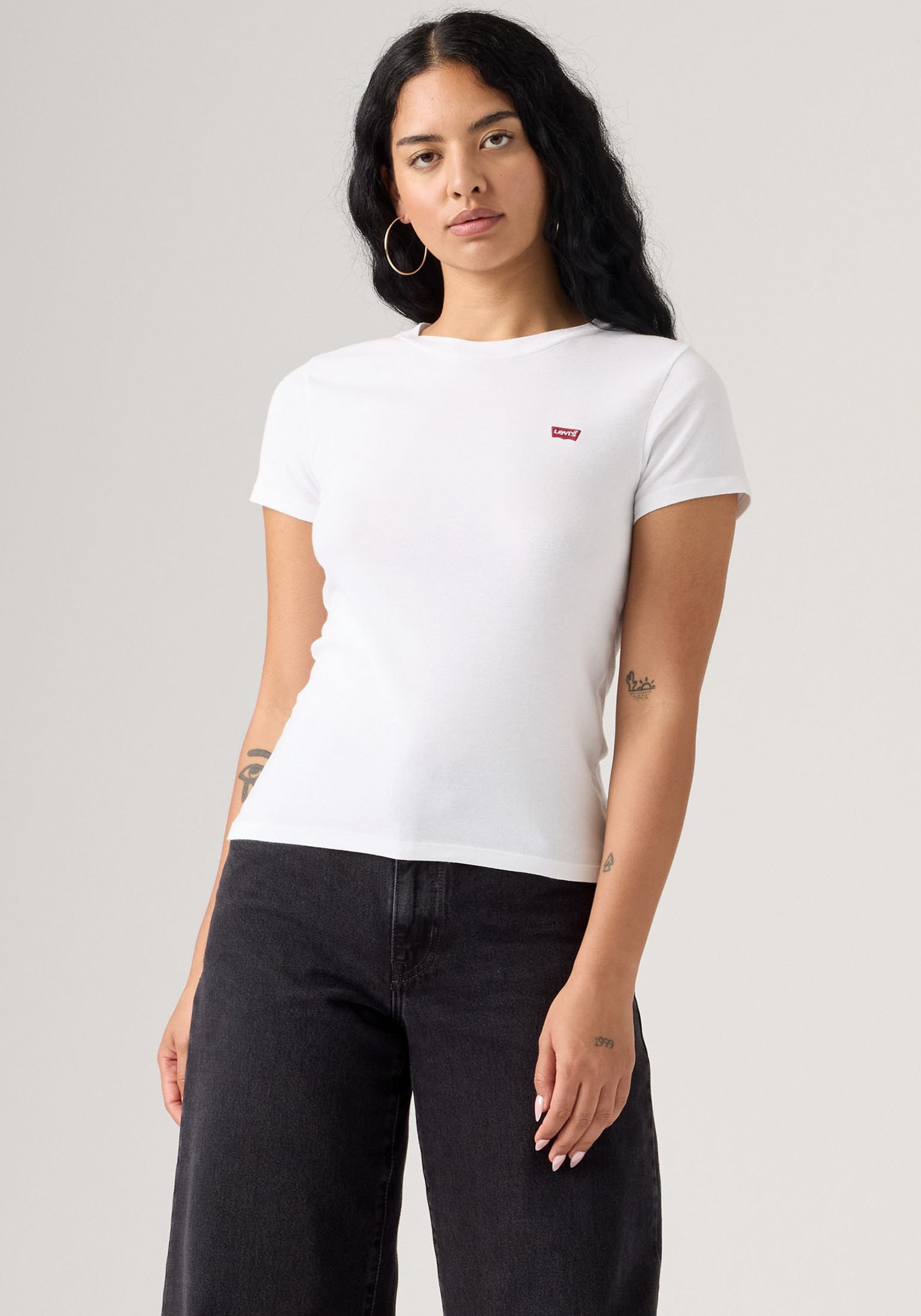 Levis T-Shirt "Mini-Logo" Packung, 2 Stk. mit kleiner Markenlogo-Stickerei günstig online kaufen