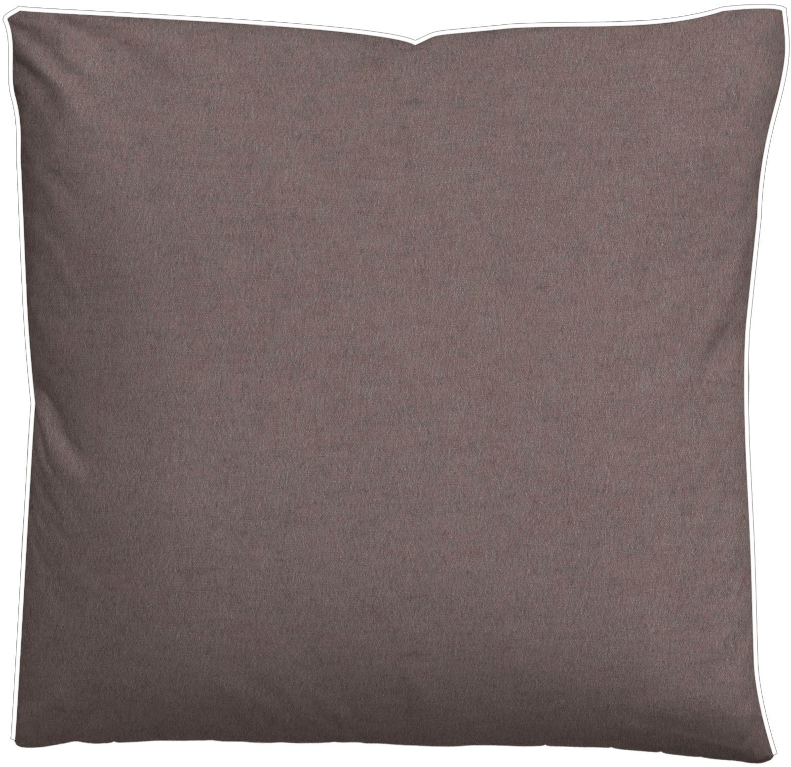 Biberna Wendebettwäsche »Hermal Biber, in Gr. 135x200, 155x220 oder 200x200 cm, Reißverschluss«, (2 tlg.), Bettwäsche in Melangeoptik, Winterbettwäsche, Made in Germany