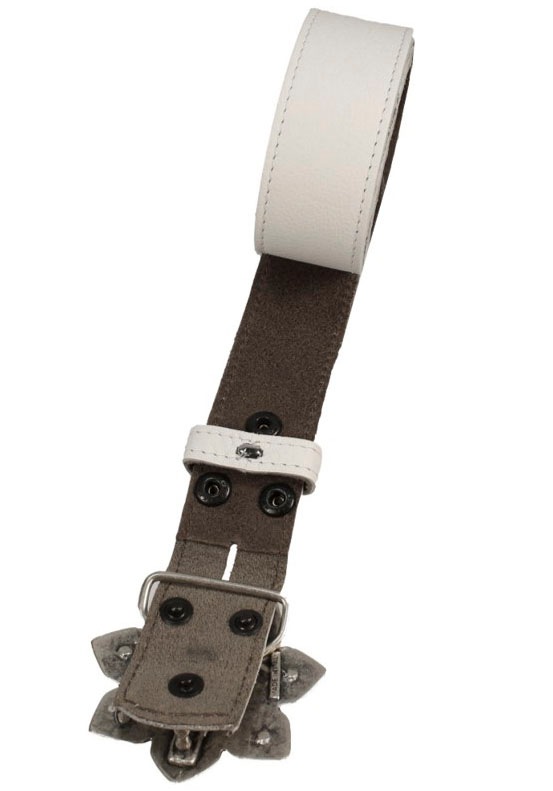 Rettungsring Gürtel Ledergürtel mit austauschbarer Schließe "Blume Mit Blau günstig online kaufen