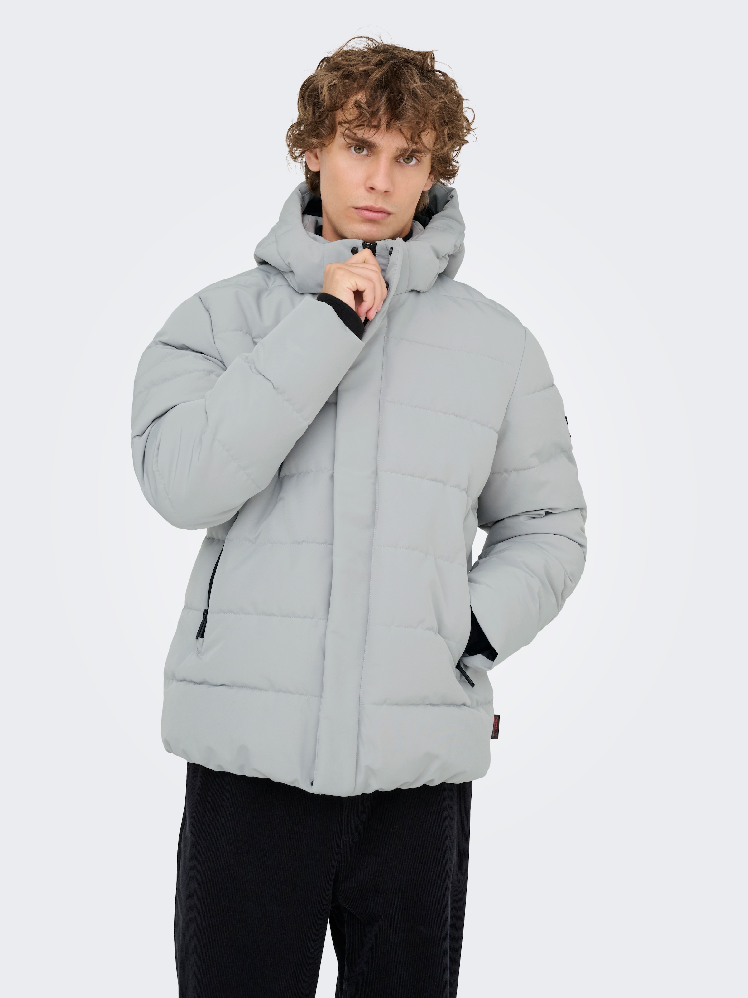 ONLY & SONS Steppjacke "ONSCAYSON PUFFA OTW NOOS" mit Kapuze günstig online kaufen