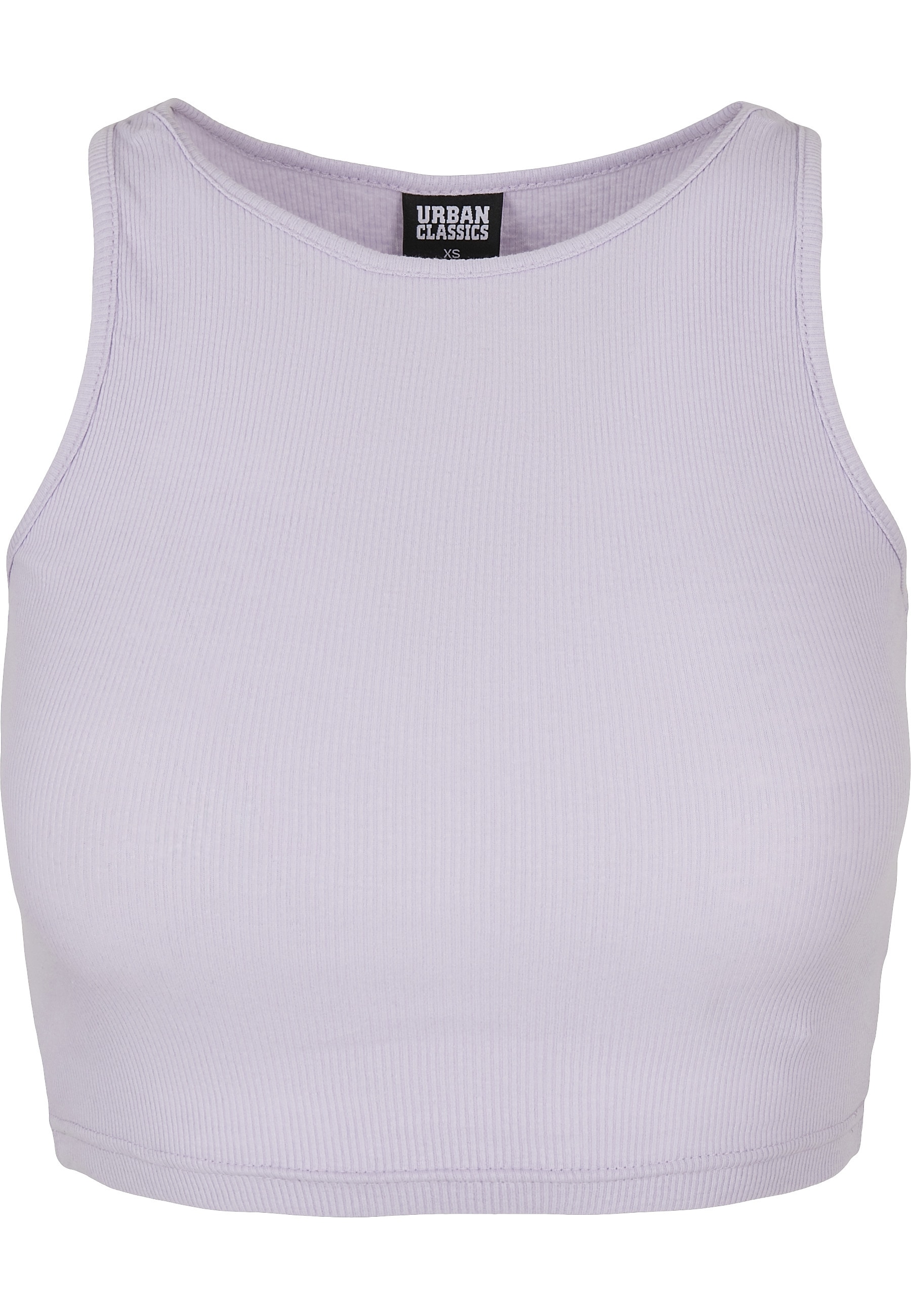 URBAN CLASSICS Muskelshirt "Urban Classics Damen Ladies Cropped Rib Top" 1