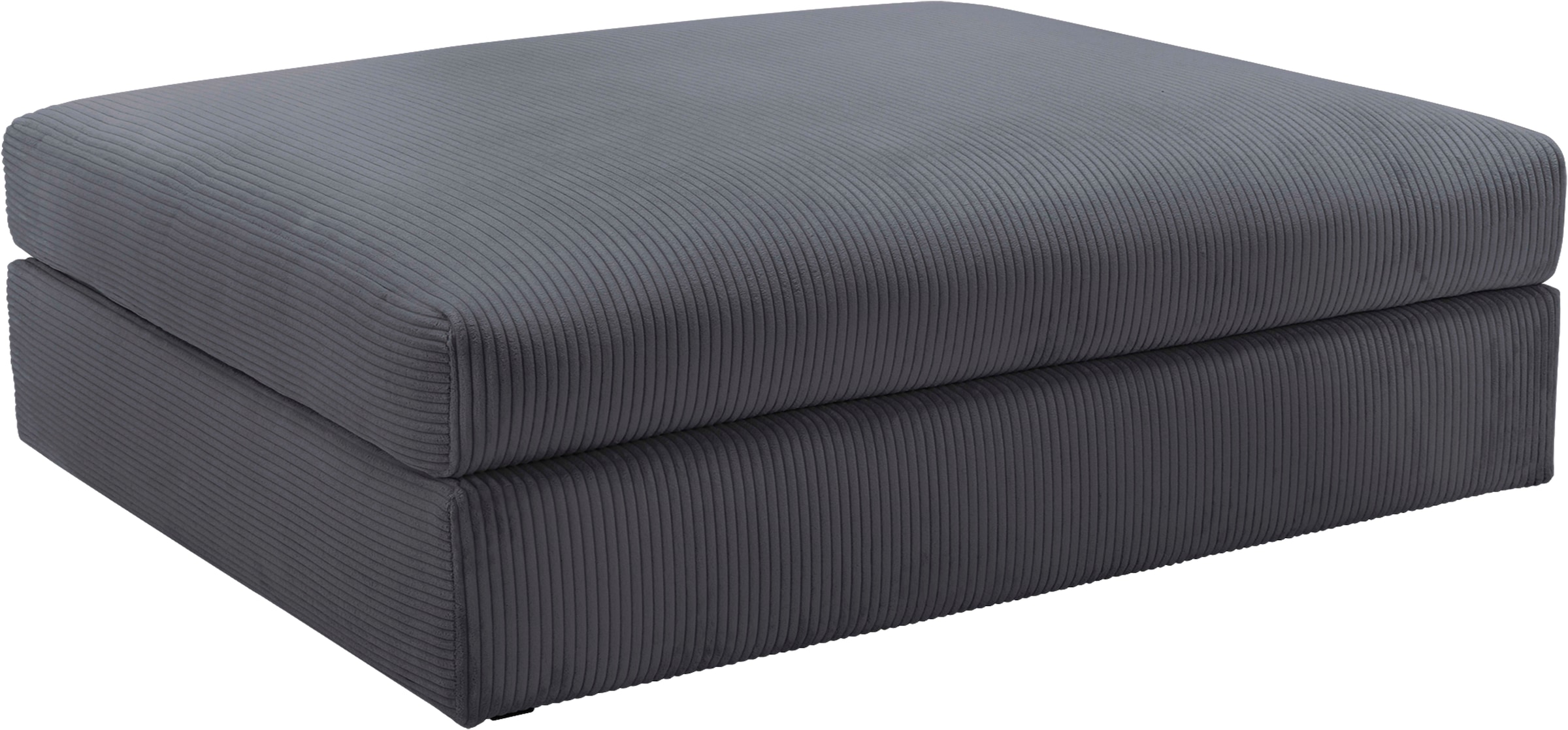 OTTO home Polsterhocker "Soft&Cosy XXL, B: 125 cm - OTTO. Verlässliche Qualität." Mega-Hocker, in Cord oder Chenille-Struktur wählbar