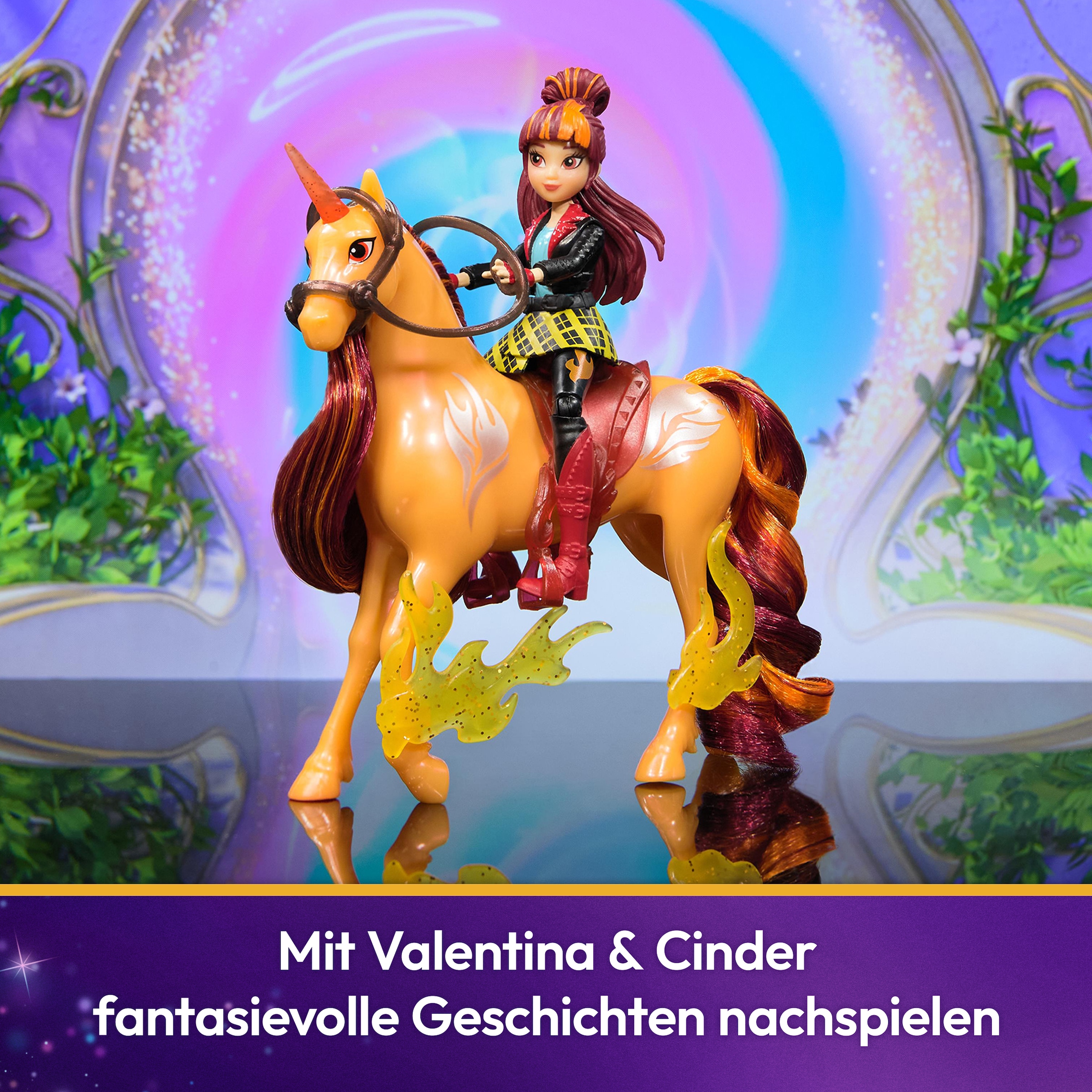 Spin Master Anziehpuppe »Unicorn Academy - Valentina und Einhorn Cinder Set«