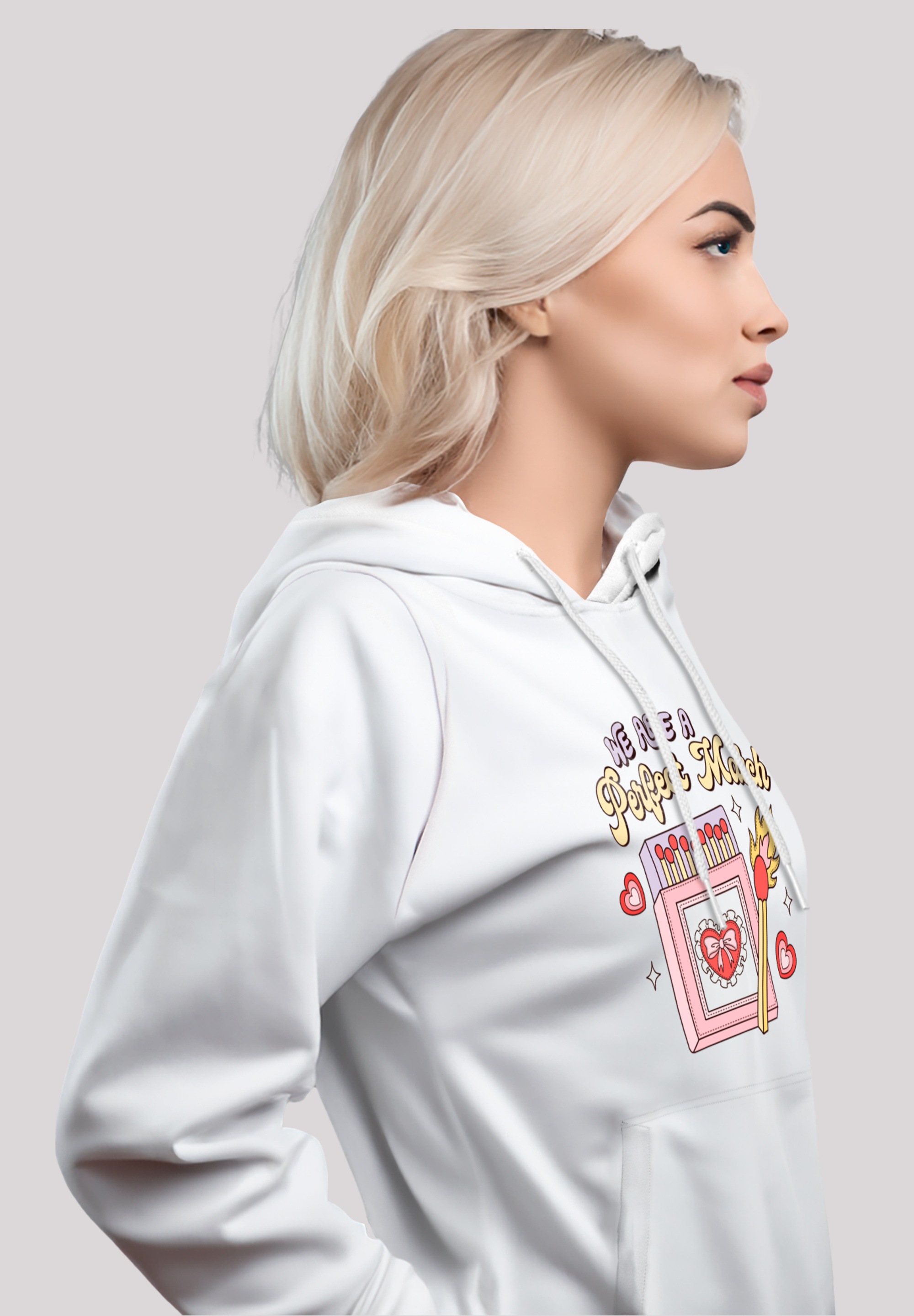 F4NT4STIC Kapuzenpullover »We Are A Perfect Match Love«, Premium Qualität