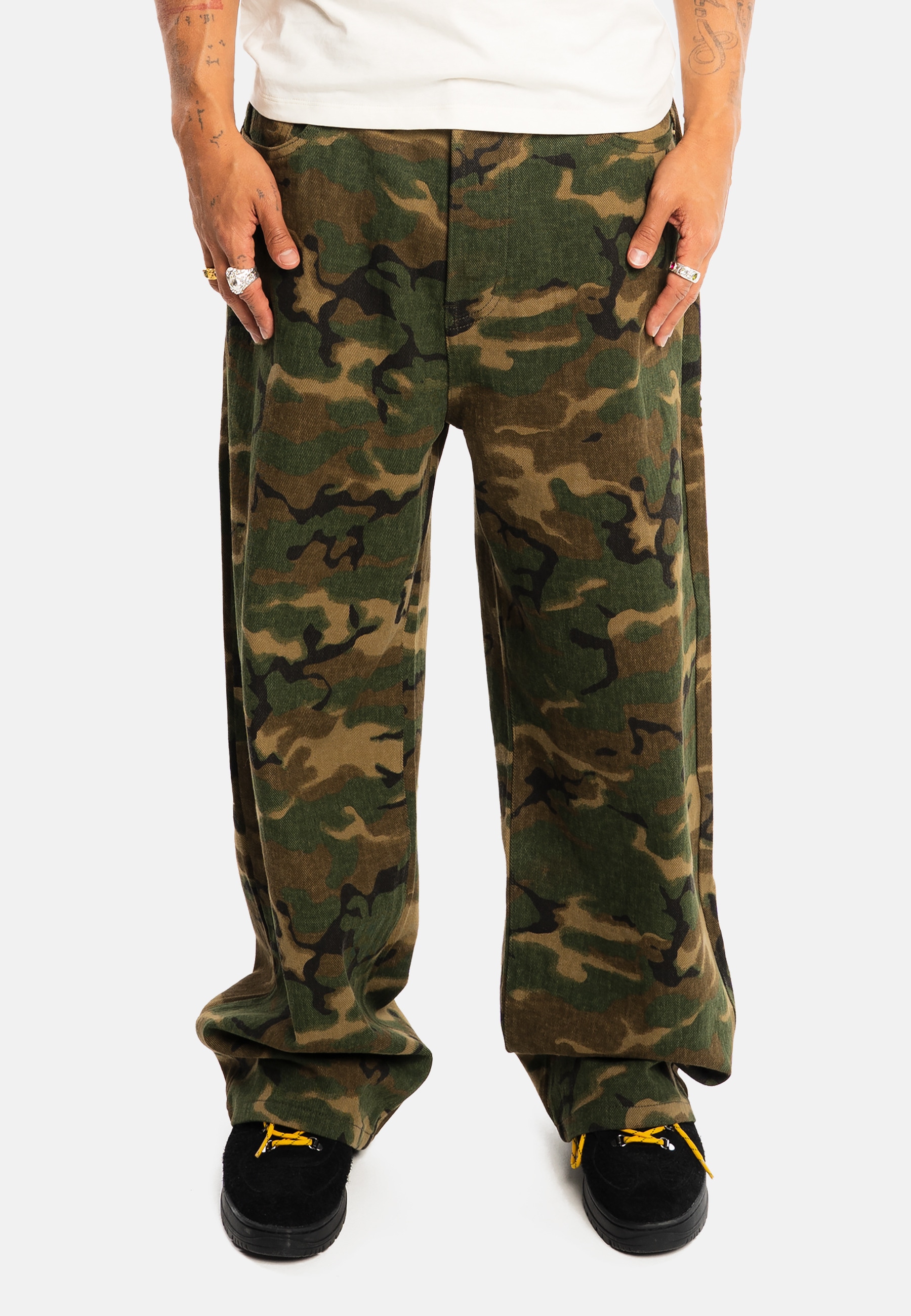 Another Cotton Lab Loose-fit-Jeans »Another Cotton Lab Another Camo Pattern Jeans«