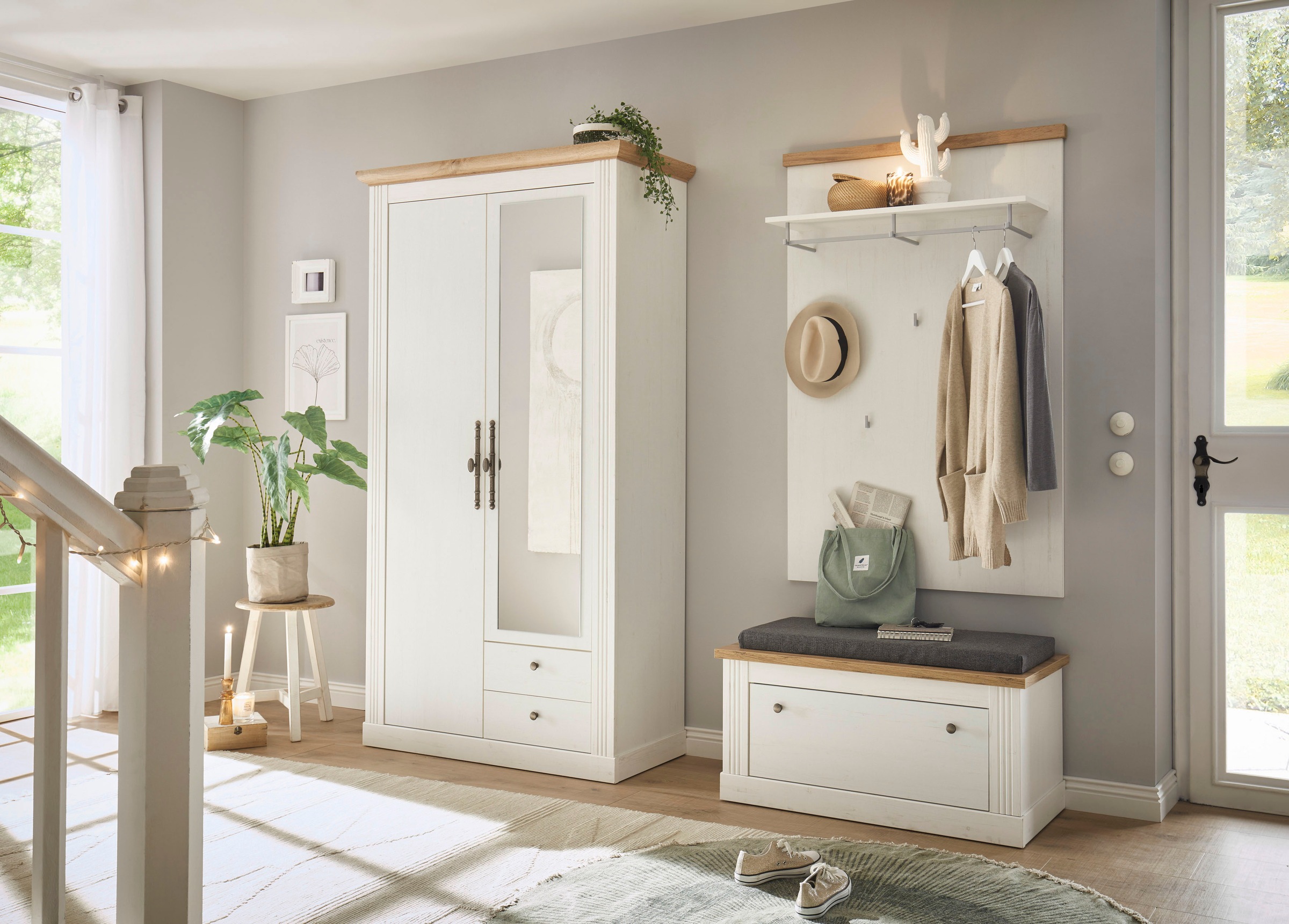 OTTO home Garderoben-Set "WESTMINSTER TOPSELLER" Schuhbank, Paneel, Gardero günstig online kaufen