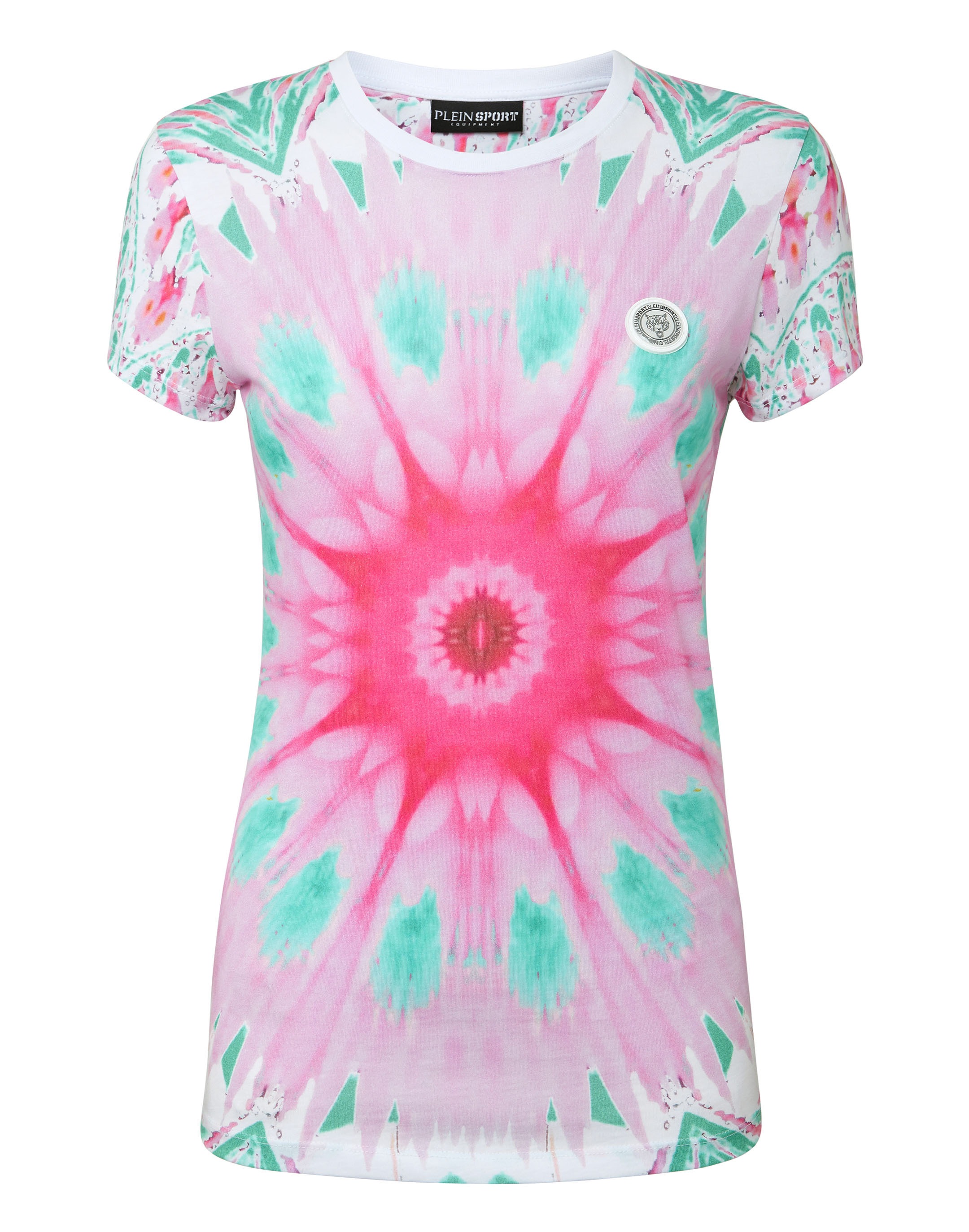 PLEIN SPORT T-Shirt "T-Shirt Slim Fit T-Shirt Optical Flower" günstig online kaufen