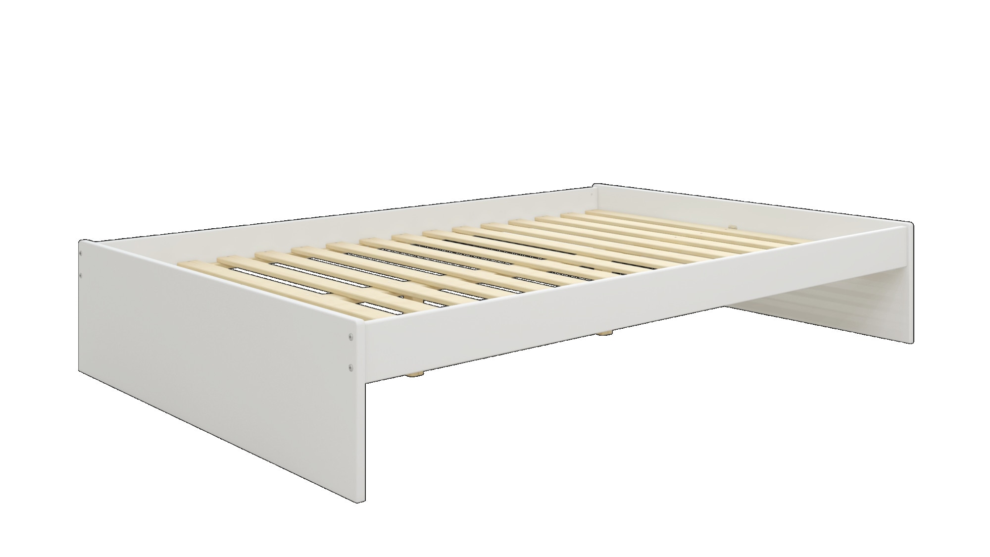OTTO home Bett »Magdala, Futonbett, schlichtes Design, Top Qualität«, (Breite/ Belastbarkeit: 120cm/200 KG, 90cm/ 100KG), aus robustem MDF, Breite Liegefläche 140 cm, Bettkasten optional