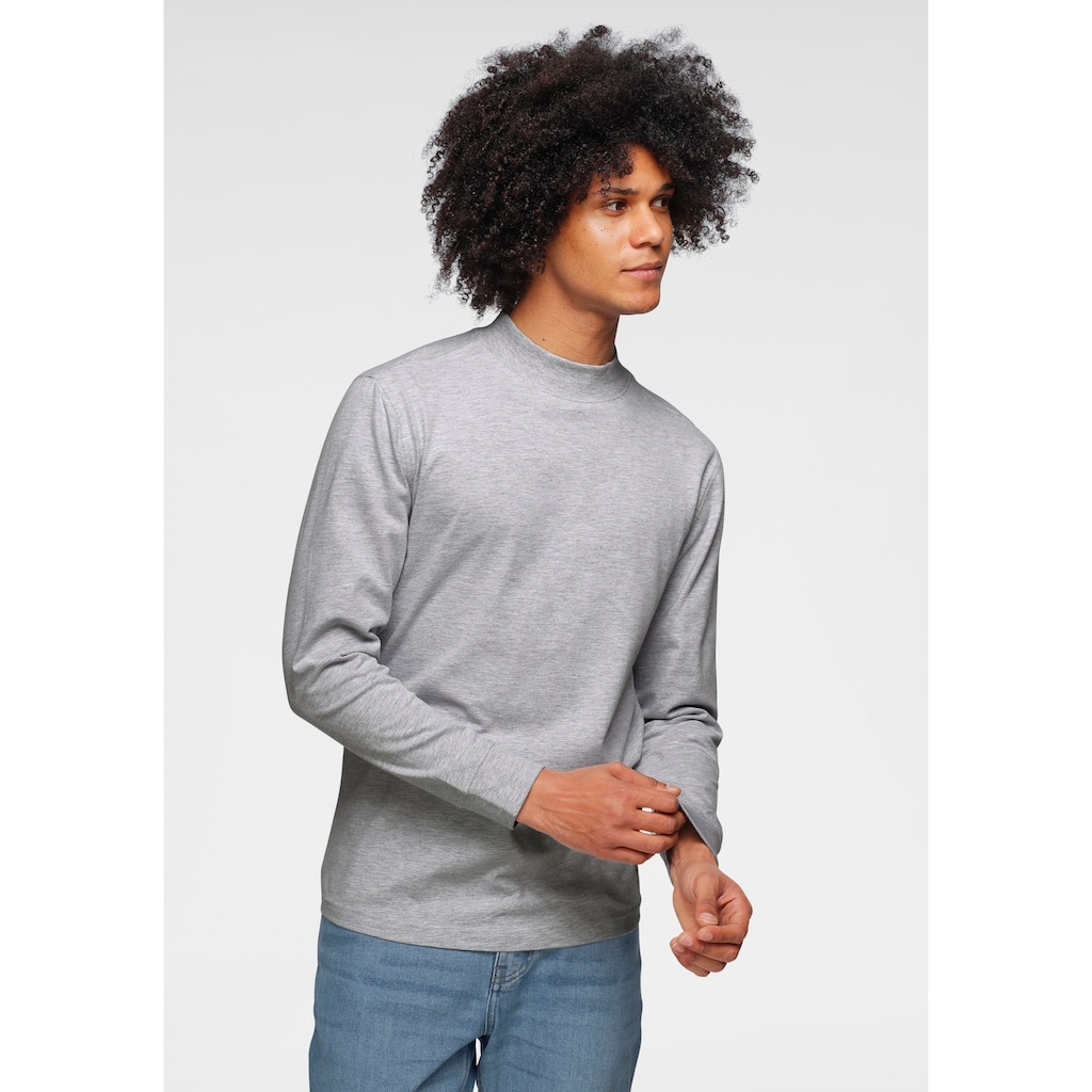 OTTO products Langarmshirt »aus Bio-Baumwolle«