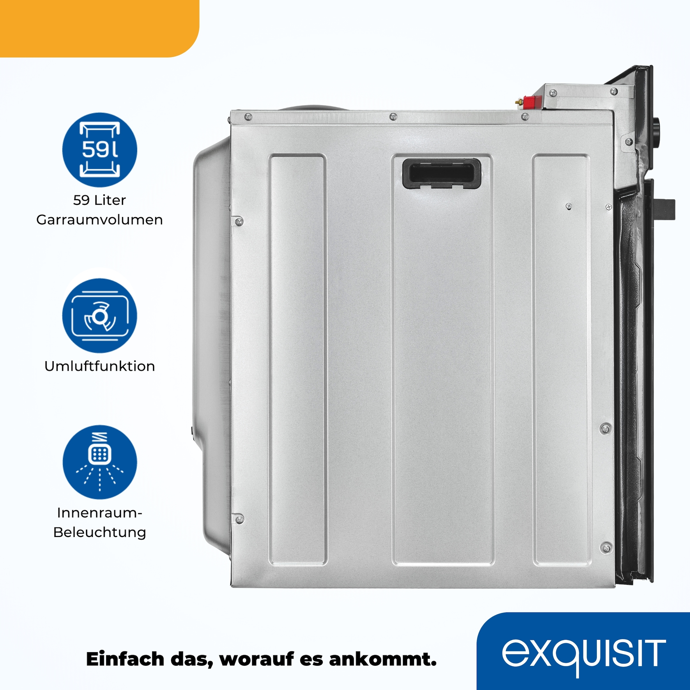 exquisit Elektro-Herd-Set »EHE256-U-020 schwarz«