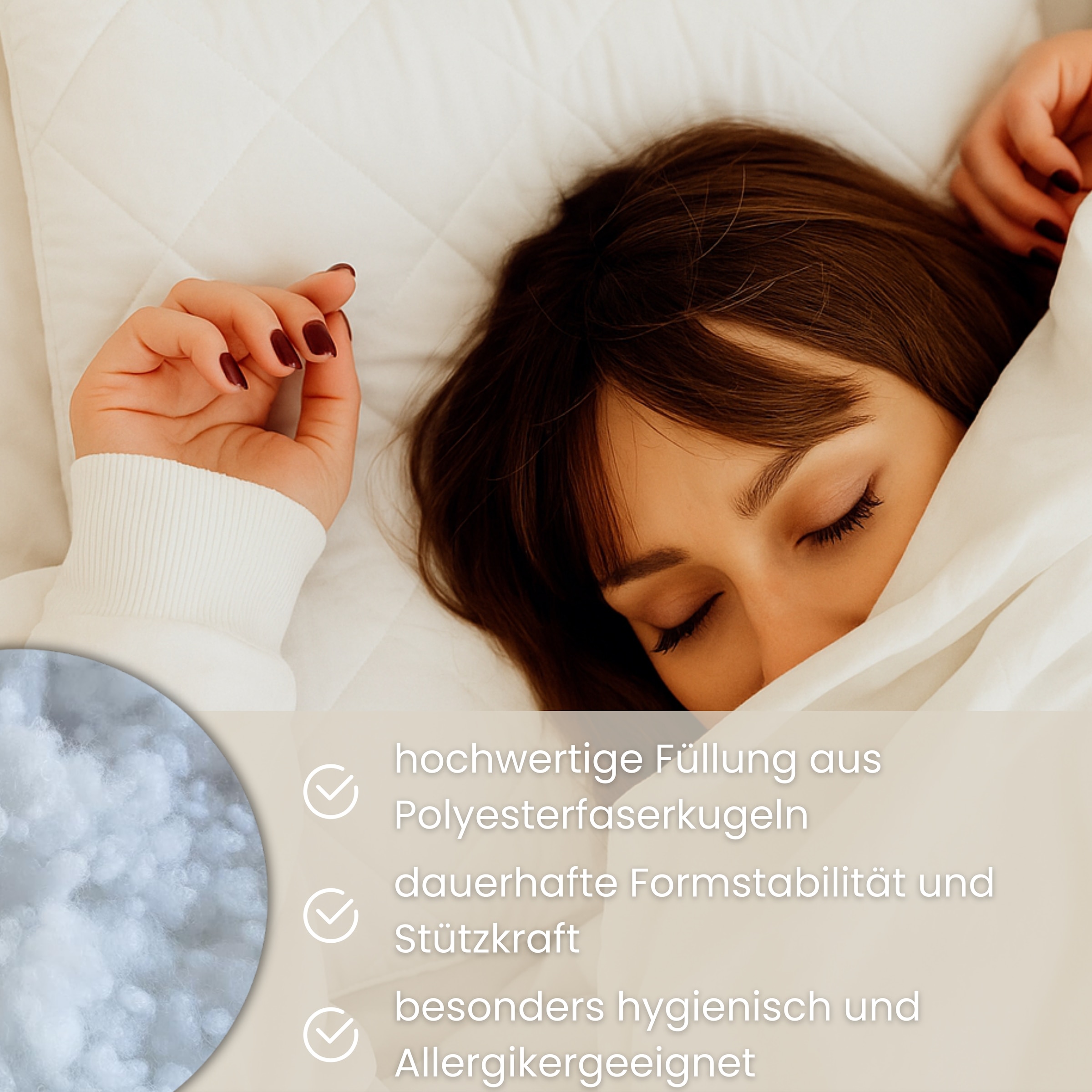 Älgdröm Naturhaarkissen »Lofna, Kissen 40x80 & 80x80 cm« 1 Stk. tlg. Kissenbezug  mit 100% Alpakahaar  versteppt.