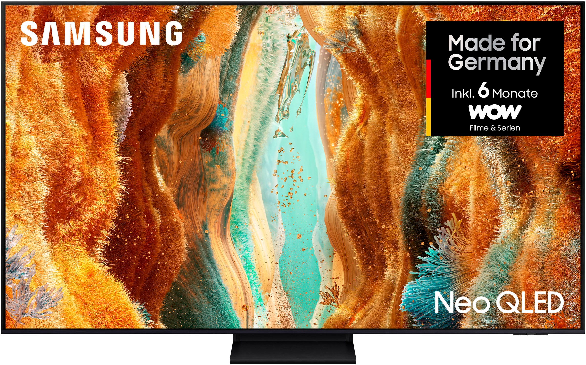 SAMSUNG QLED-Fernseher "GQ85QN70FAU QLED Mini LED-Fernseher", 85 ′′, schwarz, Fernseher, Neo Quantum HDR, 4K AI Upscaling, Gaming Hub, Motion