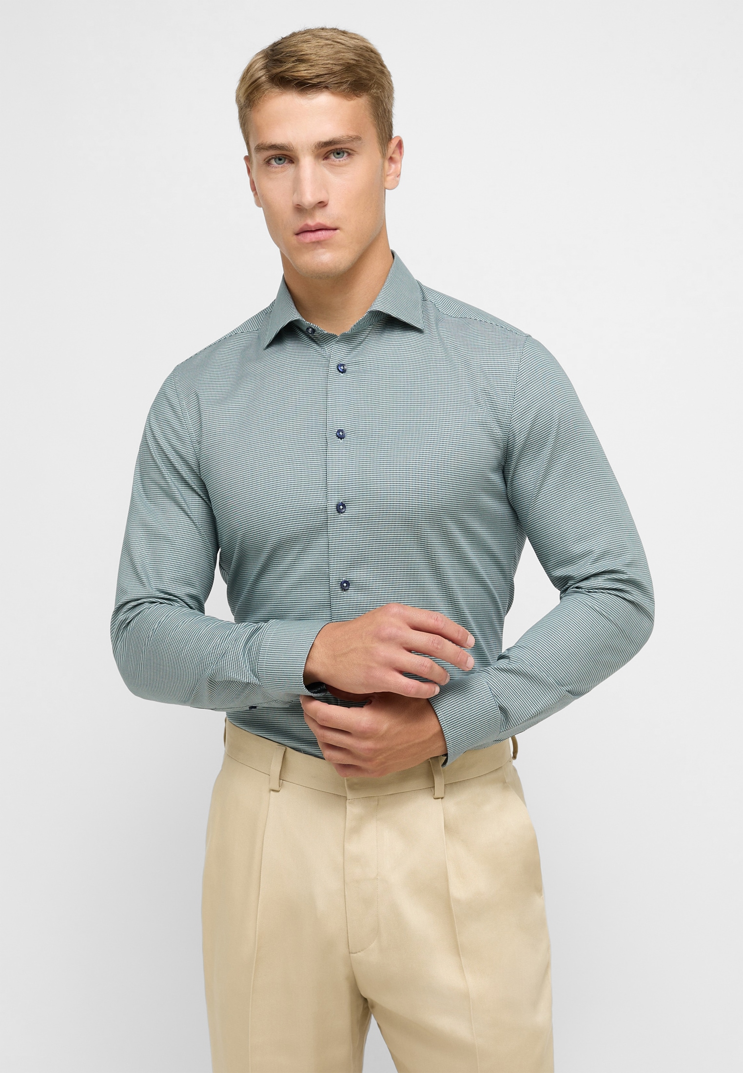 Eterna Langarmhemd "SLIM FIT" NON IRON (bügelfrei) günstig online kaufen