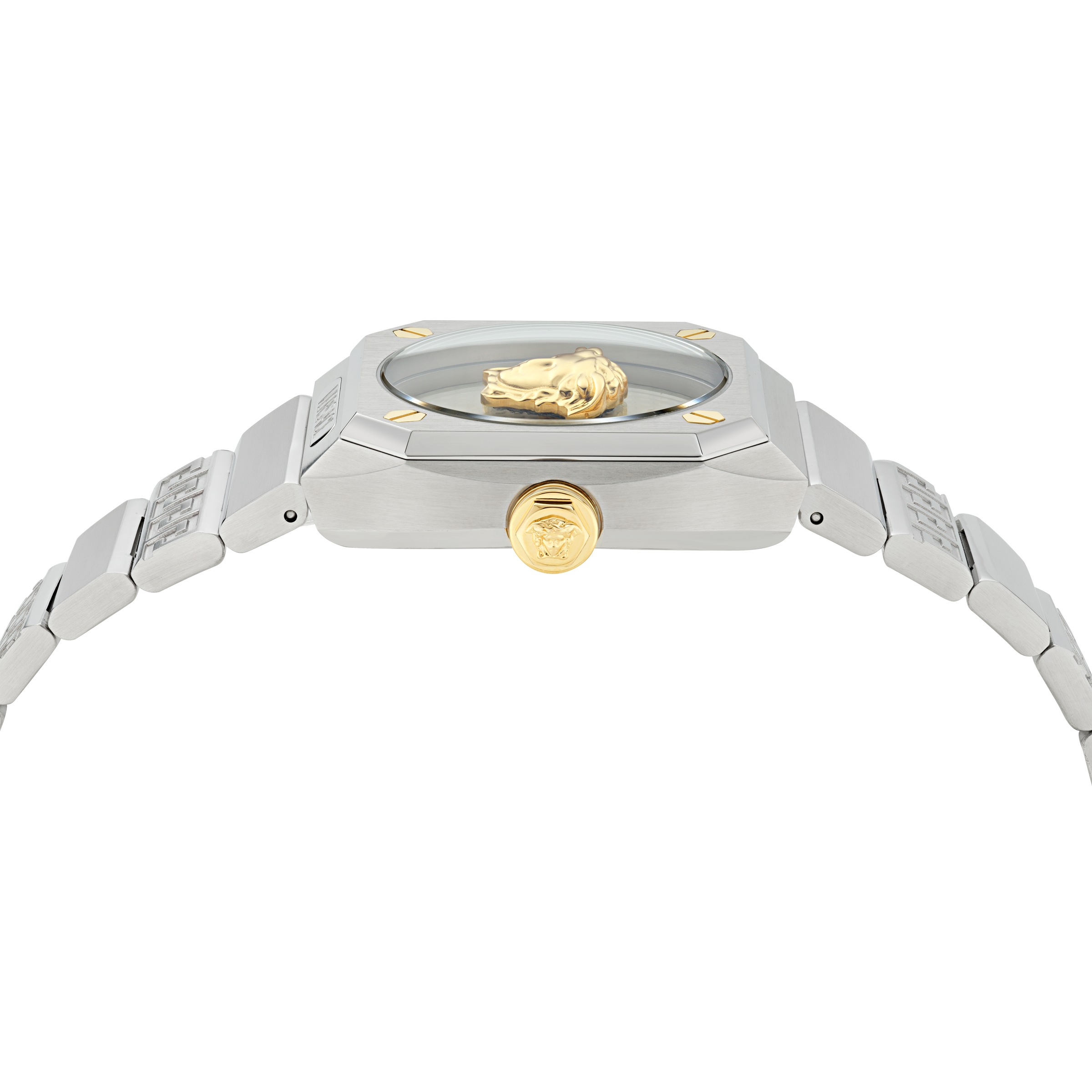 Versace Quarzuhr »MEDUSA ANTARES« Armbanduhr, Damenuhr, Swiss Made, Edelstahlarmband, analog