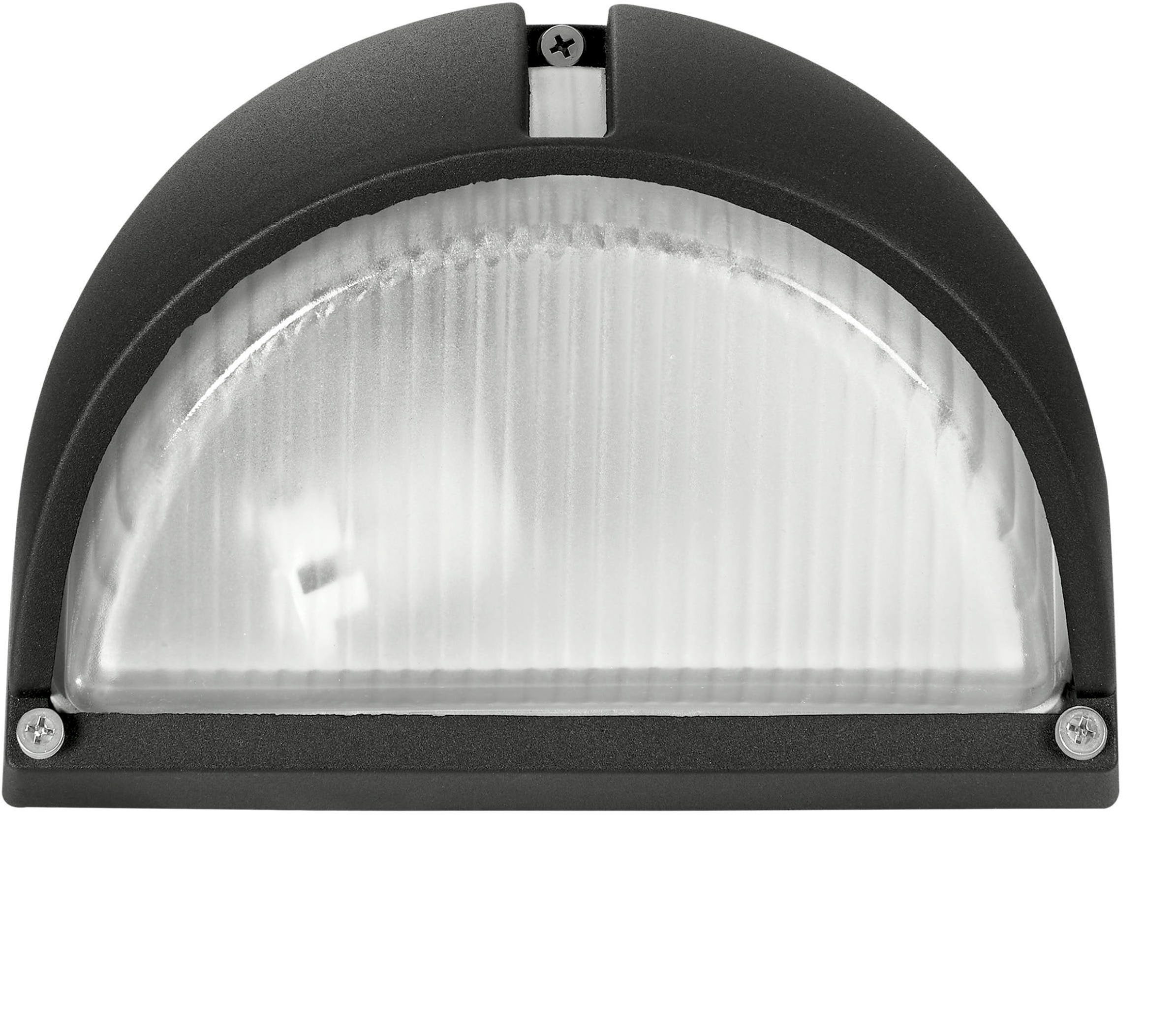 EGLO Wandleuchte »Onja Außen-Wandlampe, Außenleuchte aus Aluguss und Glas, E27, IP44« E27 1 Stk. Wand-/Deckenleuchte - L22 x H15,5 x AL12,5 cm - schwarz - 1X40W exkl.