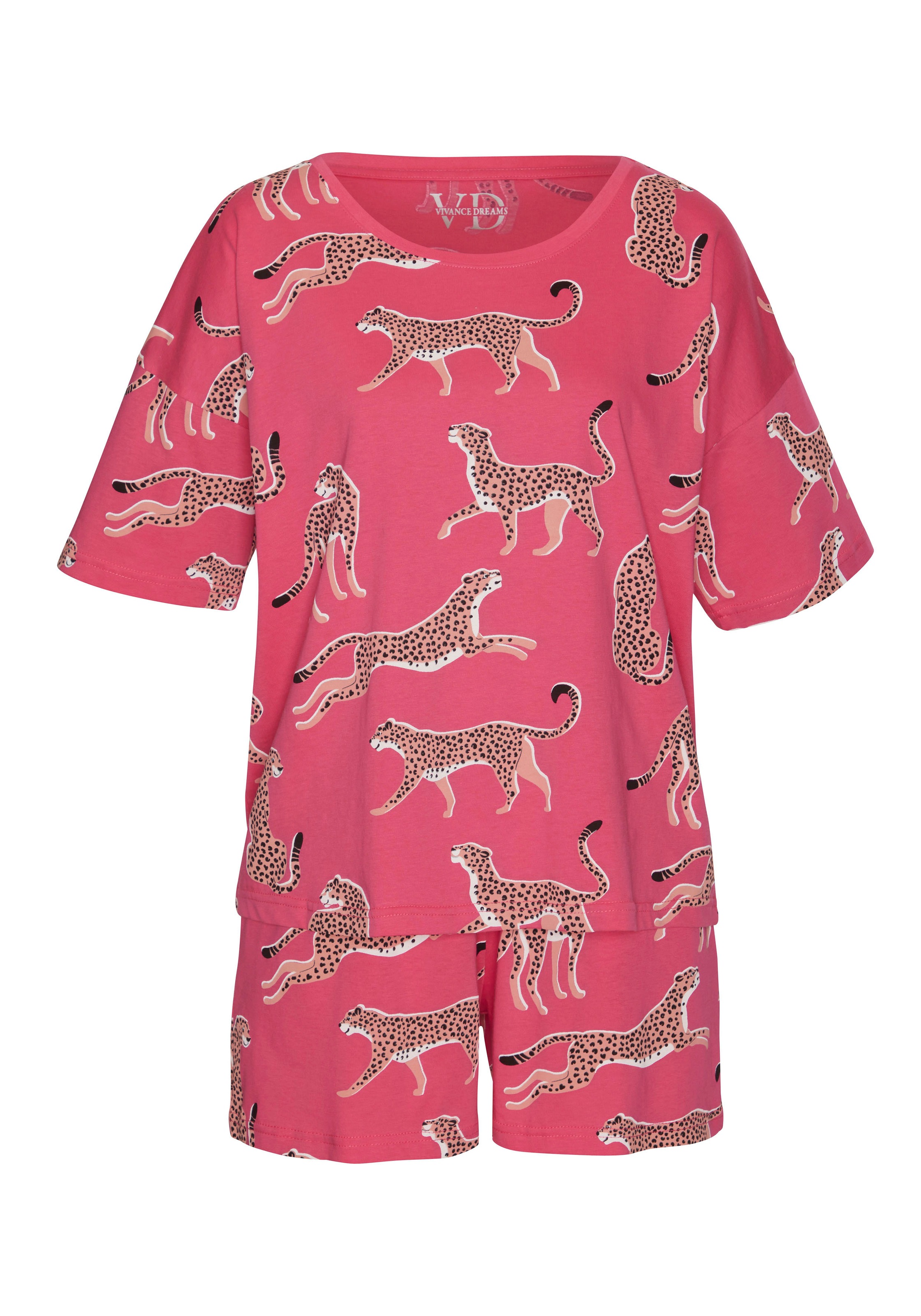 Vivance Dreams Shorty, (2 tlg.), mt Animal Alloverprint günstig online kaufen