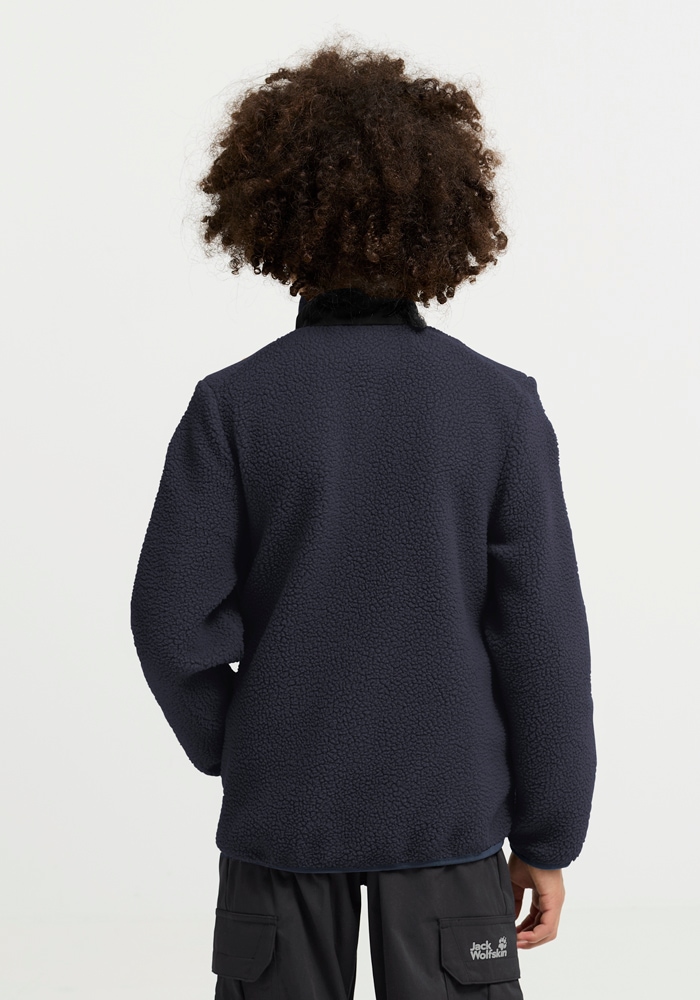 Jack Wolfskin Fleecejacke »LITE CURL FZ K« Atmungsaktiv, leicht, Übergangsjacke