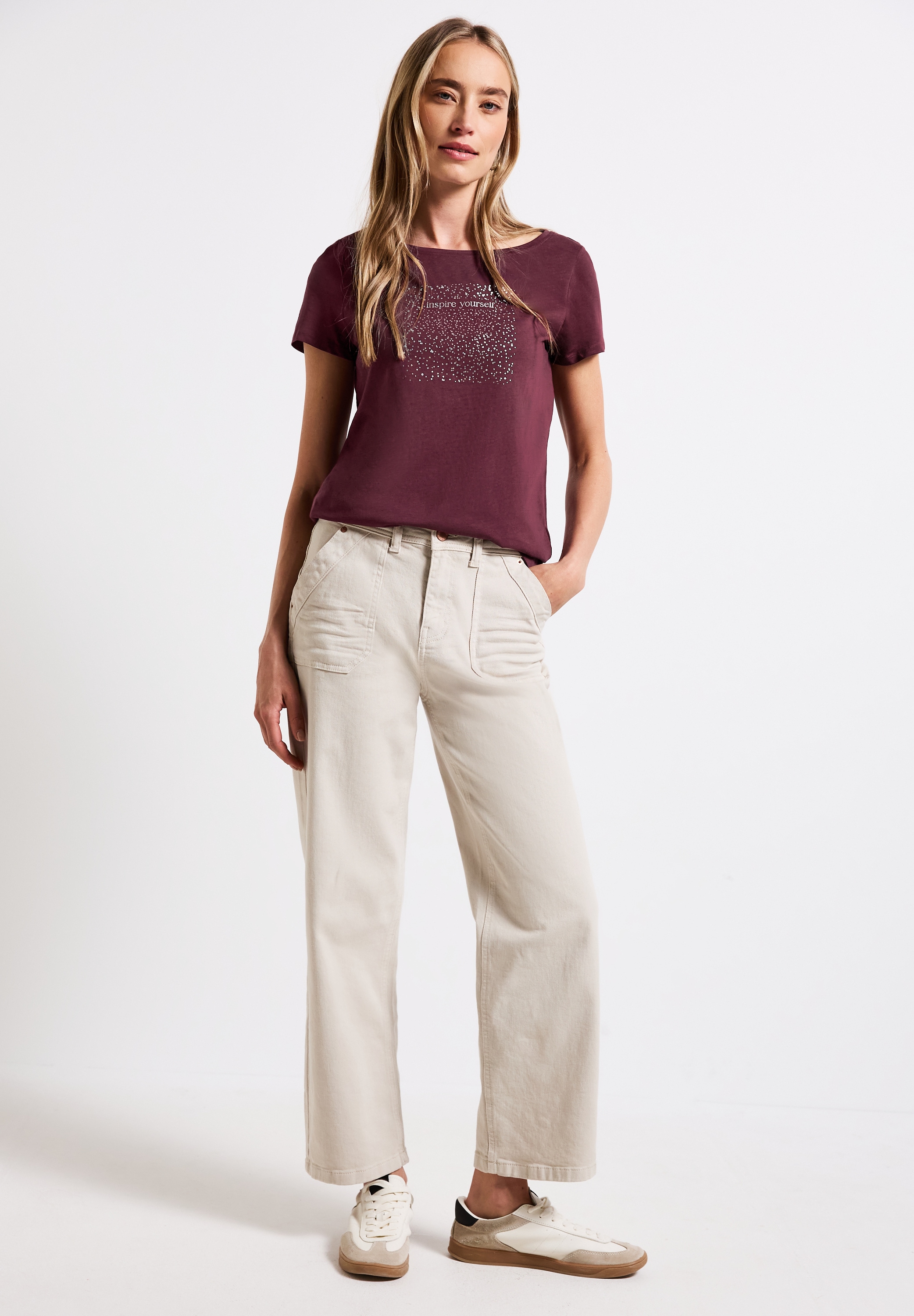 STREET ONE T-Shirt, farbig