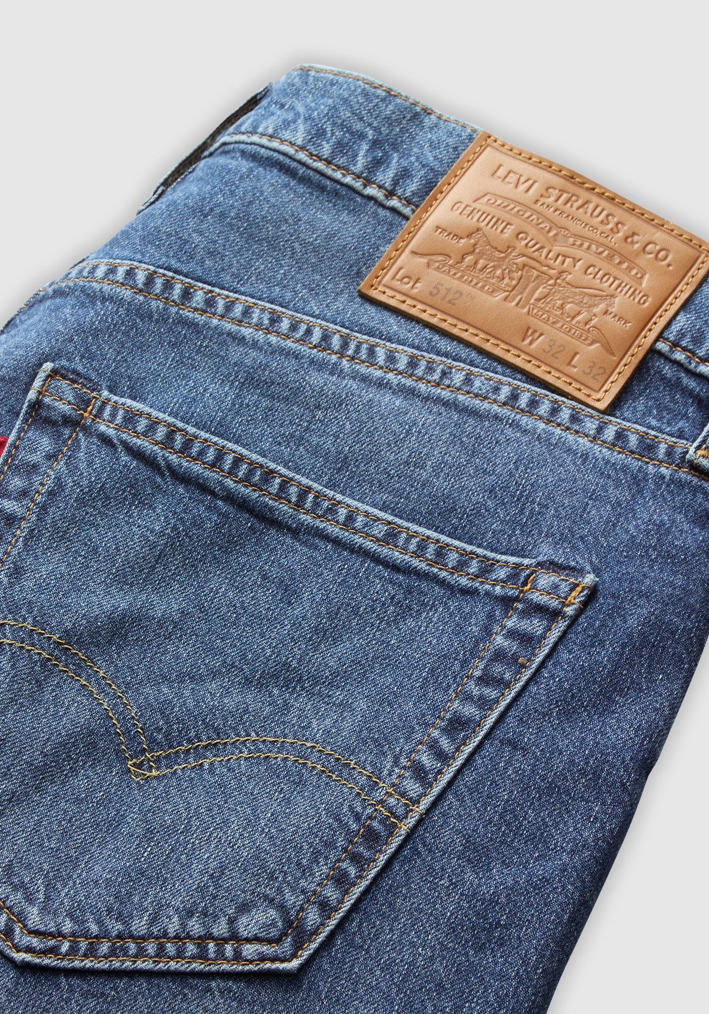 Thumbnail - Levis Tapered-fit-Jeans "512 Slim Taper Fit" mit Markenlabel