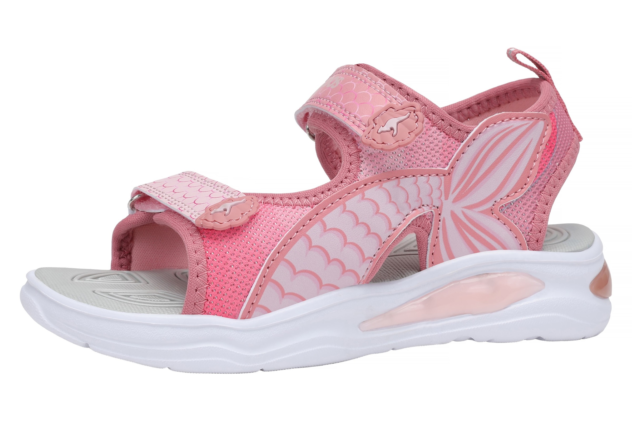 KangaROOS Sandale "K-SLS ARIEL" mit Blinkfunktion, sportlicher Stil, mit Gummilaufsohle