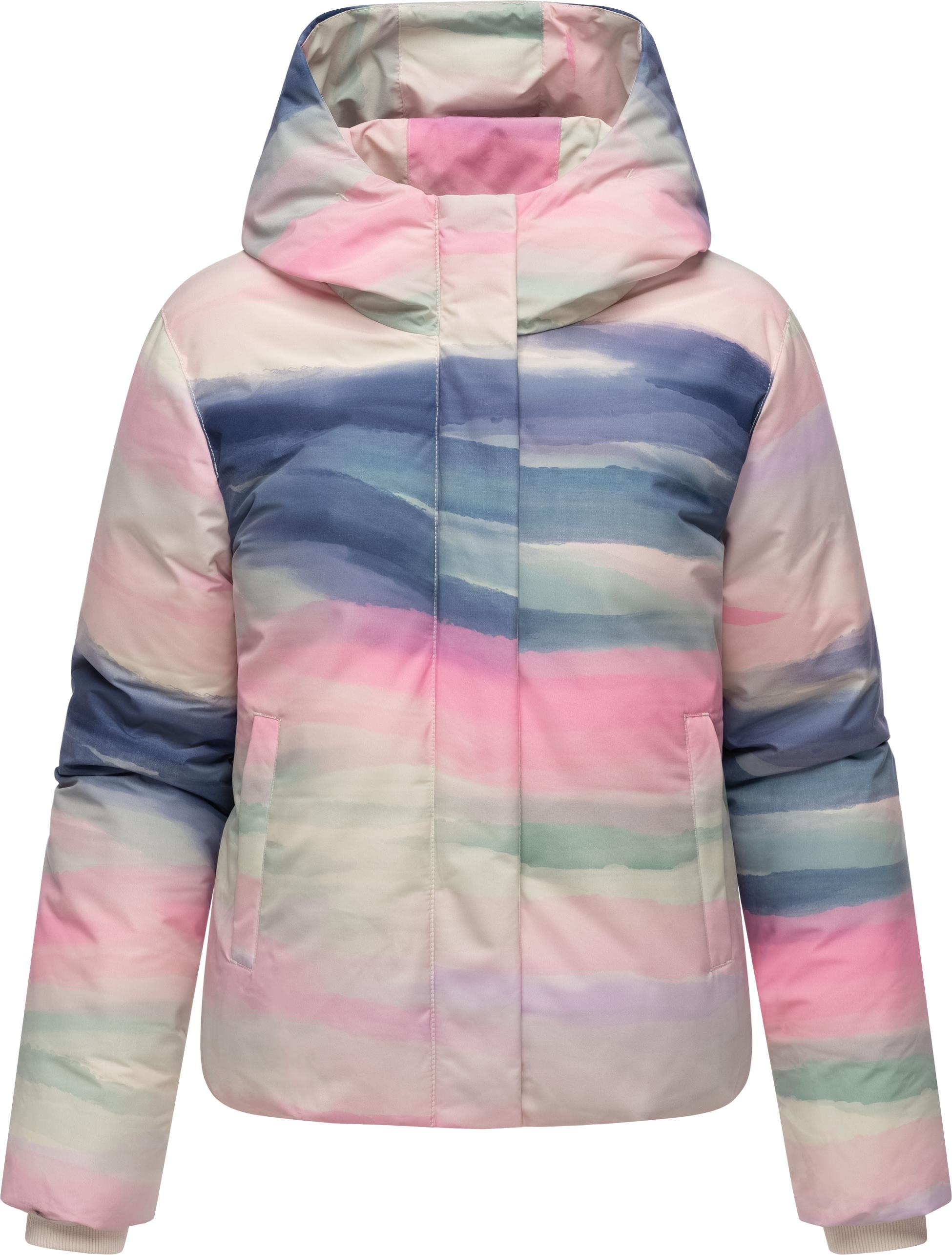 Ragwear Winterjacke »Amarrena«, mit Kapuze, Wasserdichte Damen Steppjacke mit modischem Farbverlauf