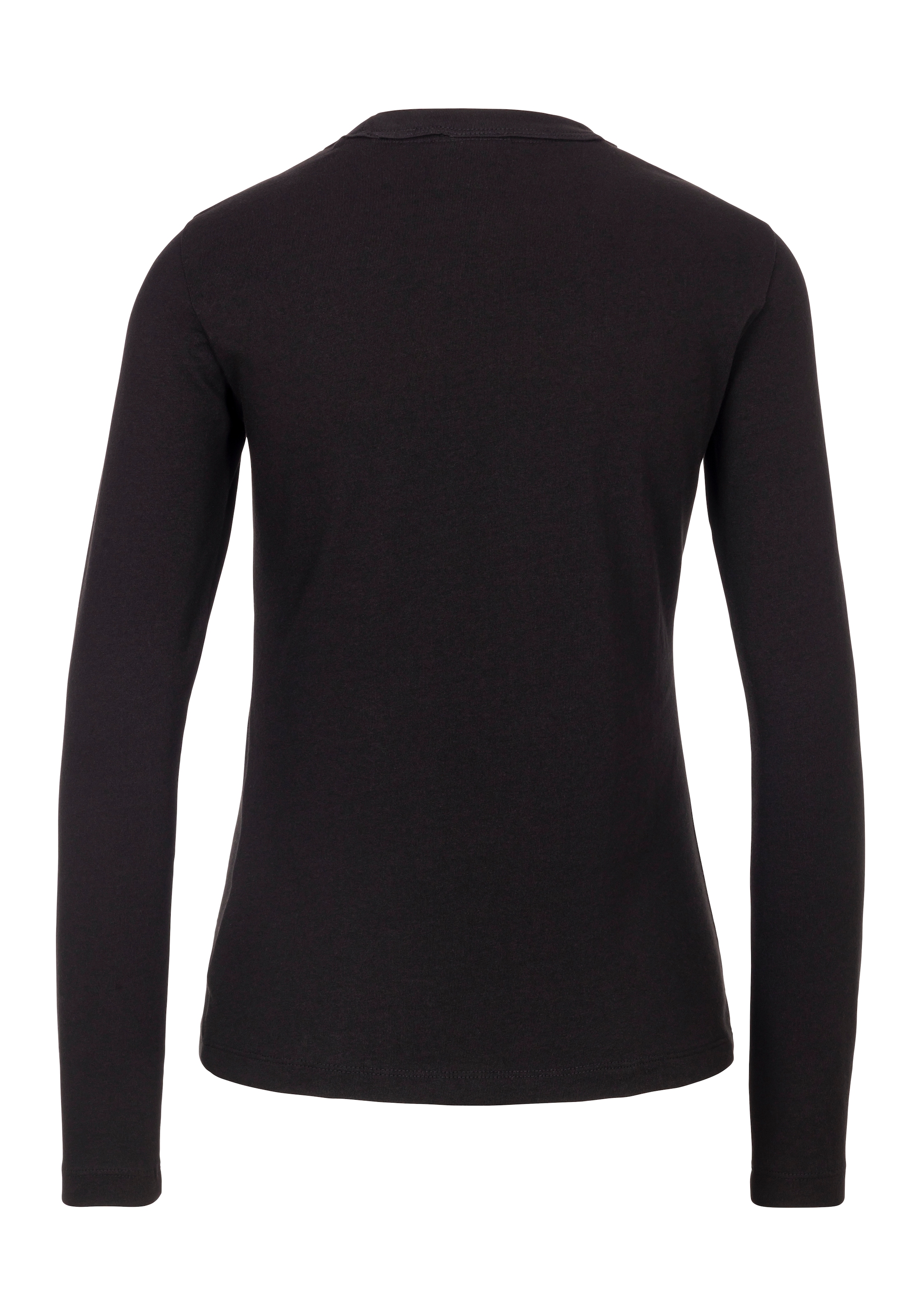 HUGO Blue Longsleeve »Daliria«, mit Label-Badge mit HAPPY HUGO Logo