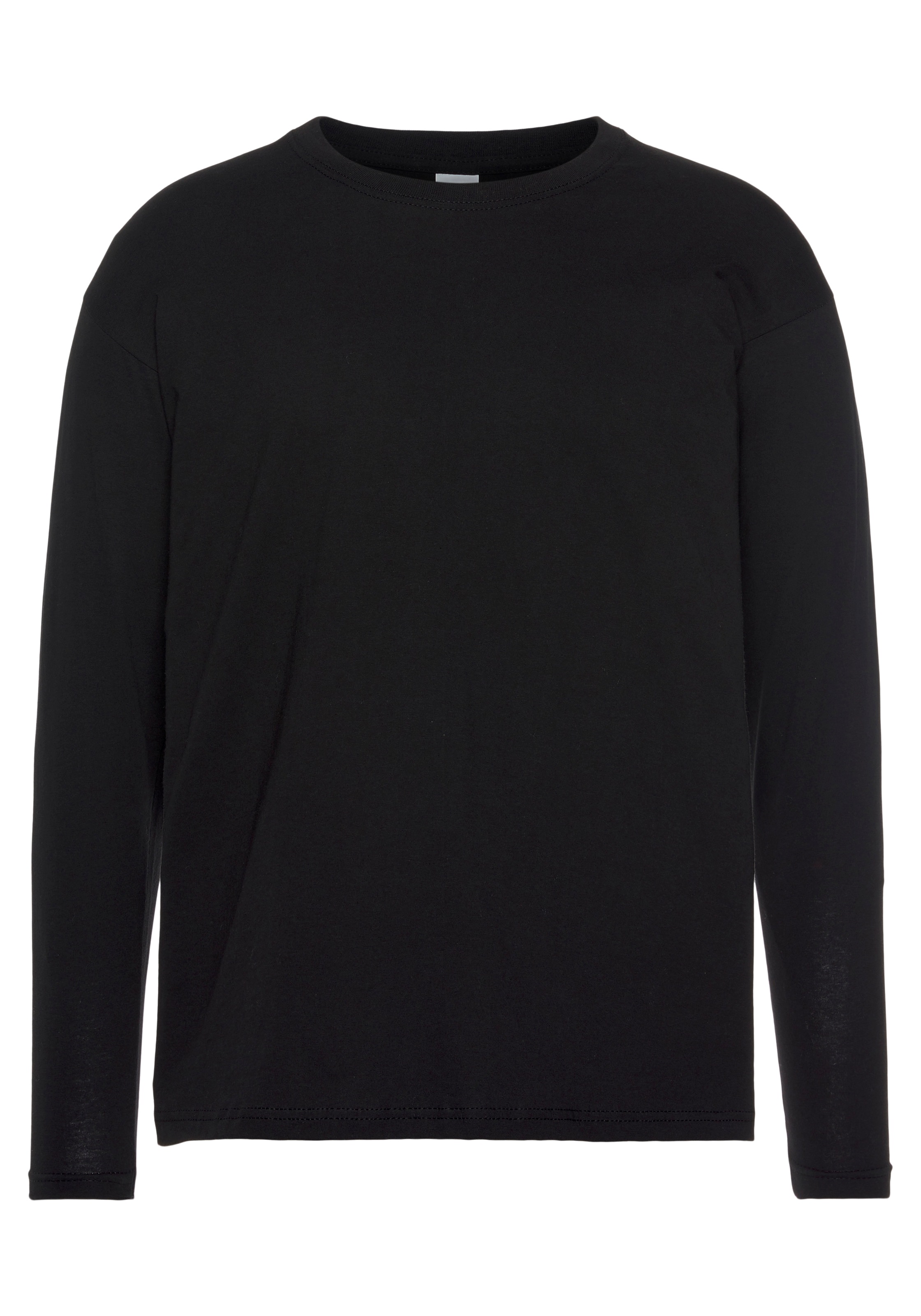 Thumbnail - Fruit of the Loom Langarmshirt, (Packung, 2 tlg.), aus reiner Baumwolle