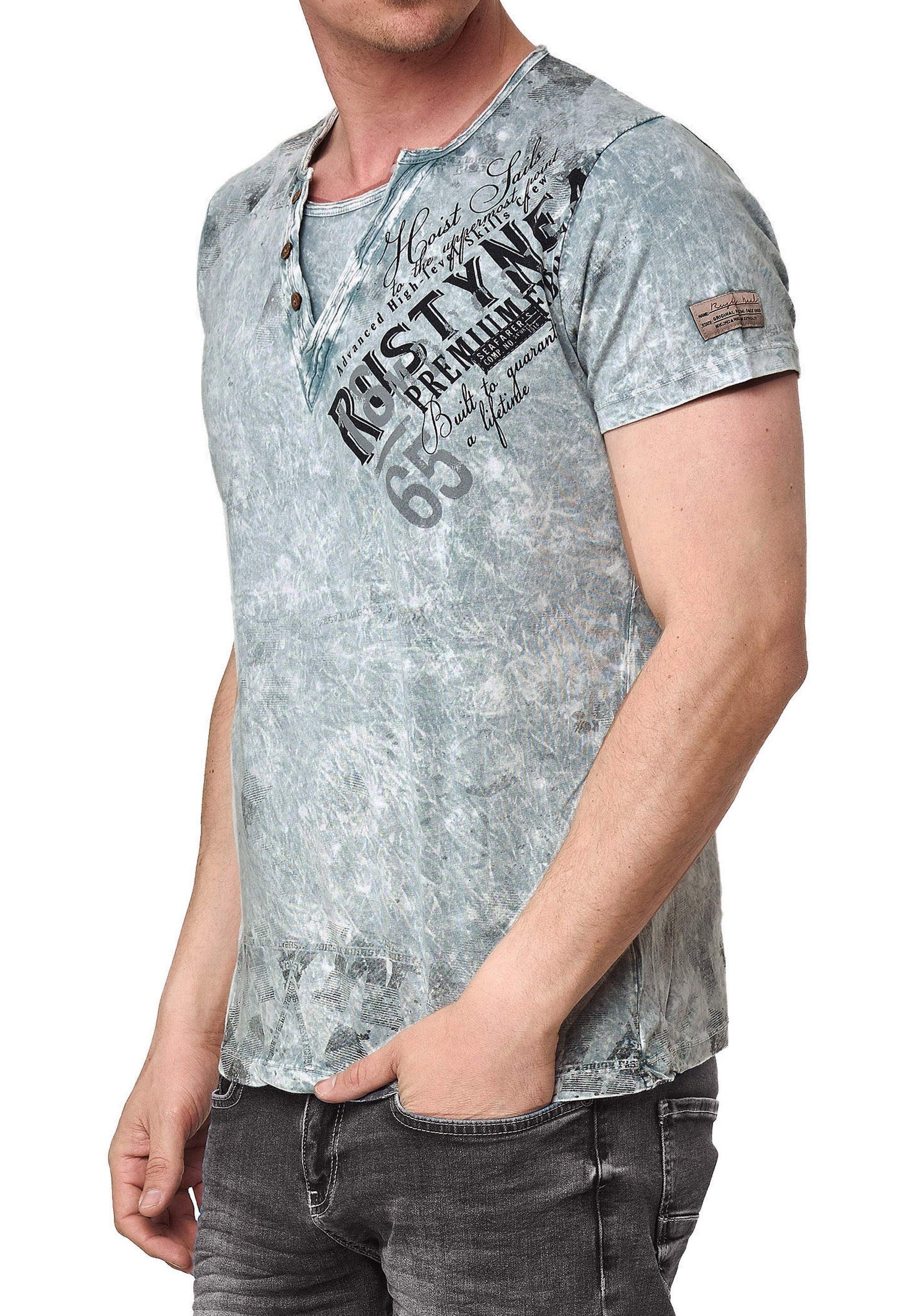 Rusty Neal T-Shirt, im coolen Used-Look-Design