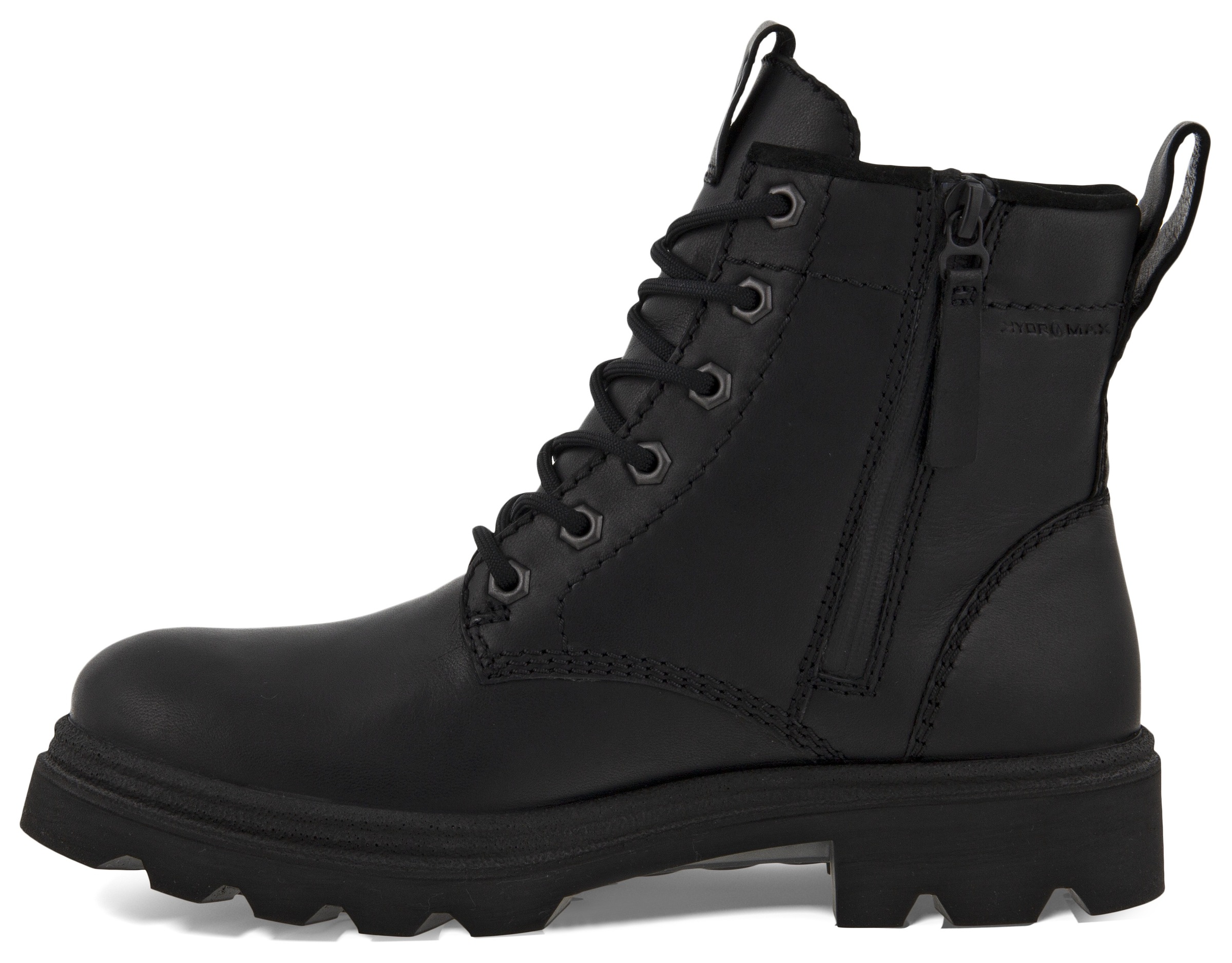 Ecco Schnürboots »GRAINER W«, Stiefelette, Winterboots, Blockabsatz, mit Schurwollfutter