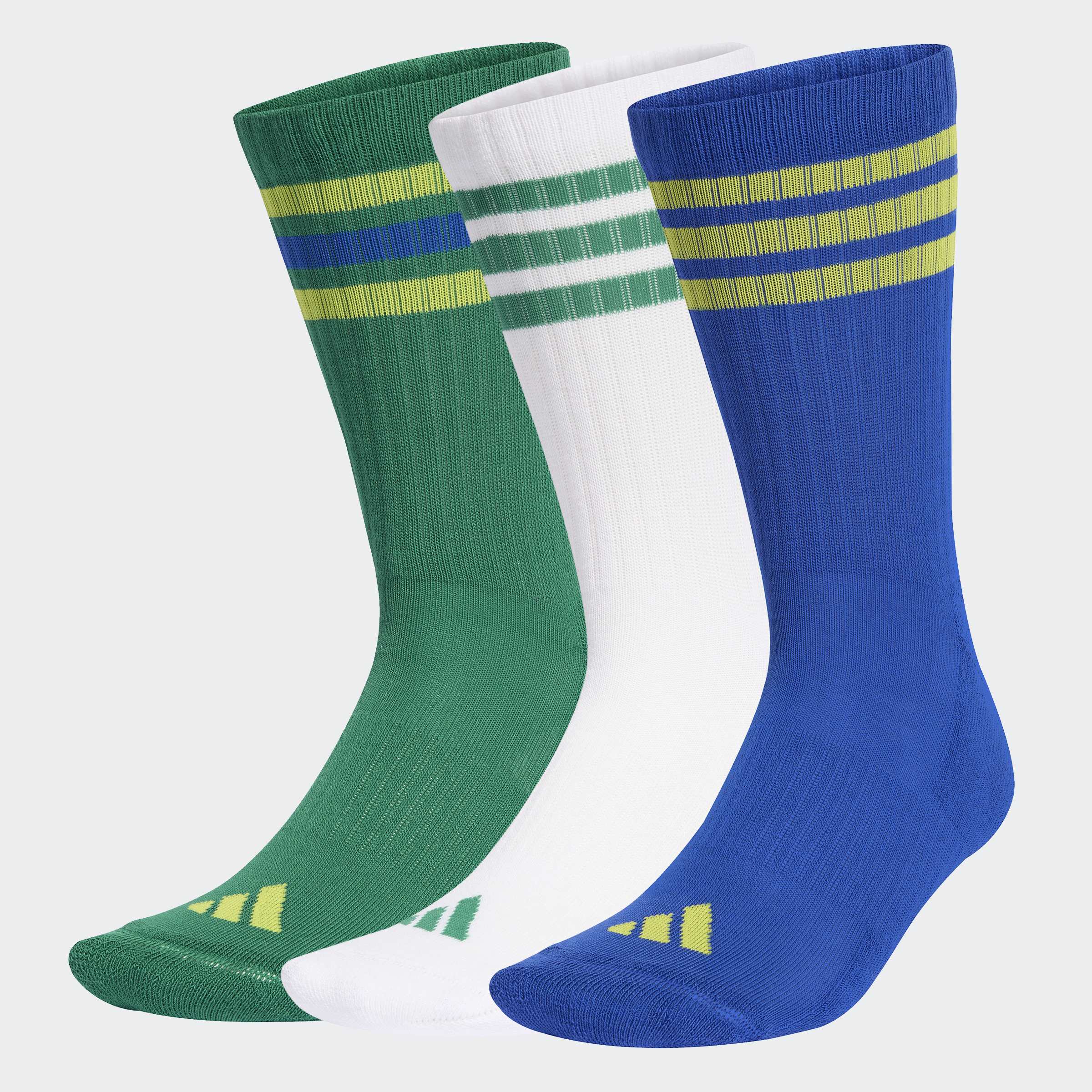 adidas Performance "3-STREIFEN, KNÖCHELLANG, MIT POLSTERUNG, 3ER-PACK" 3 Paar tlg. für sportive Aktivitäten und Fitness, 3er-Pack, neutraler Schnitt