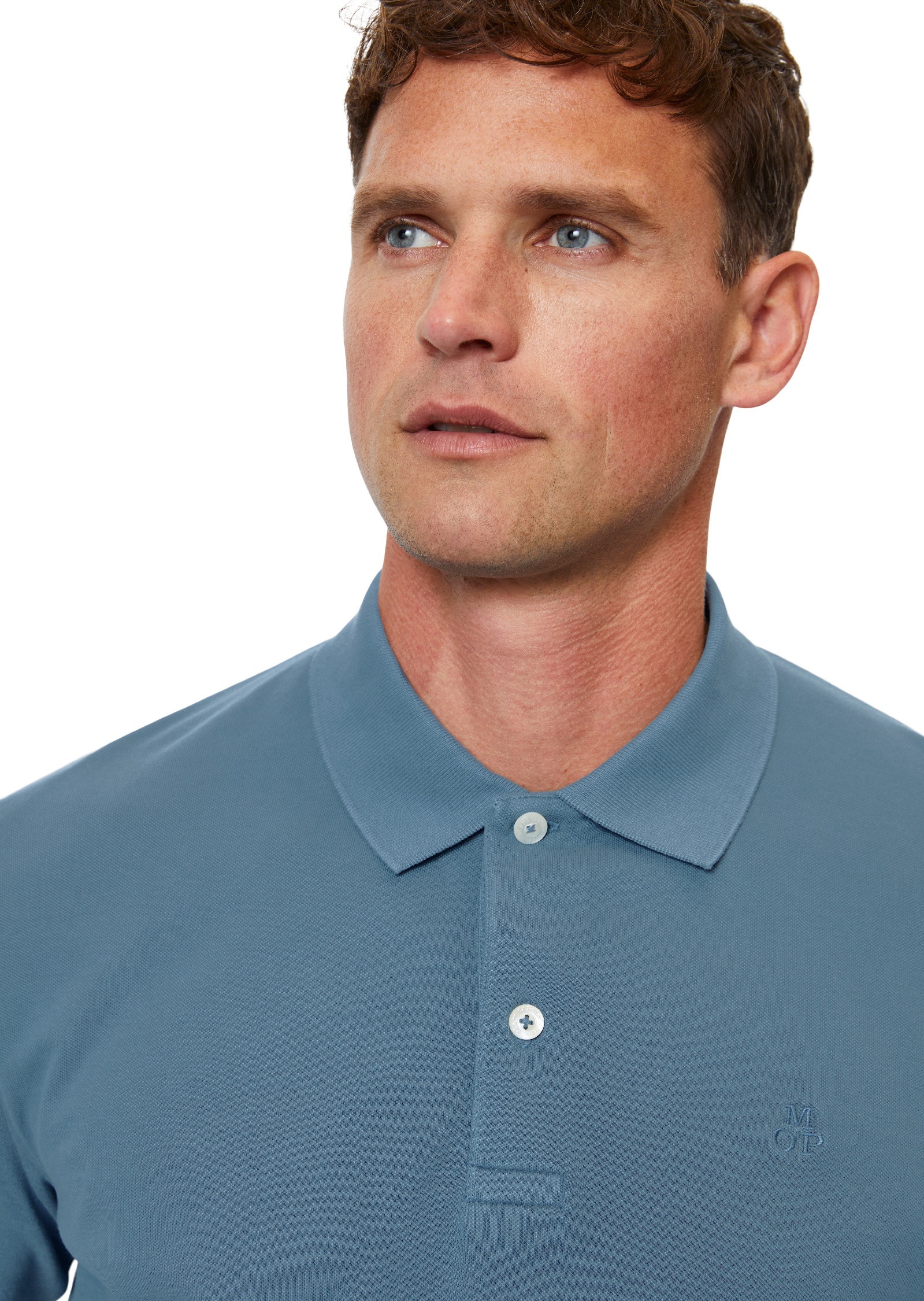 Marc O\'Polo Langarm-Poloshirt »aus Bio-Baumwolle mit Elasthan« ▷ kaufen |  BAUR