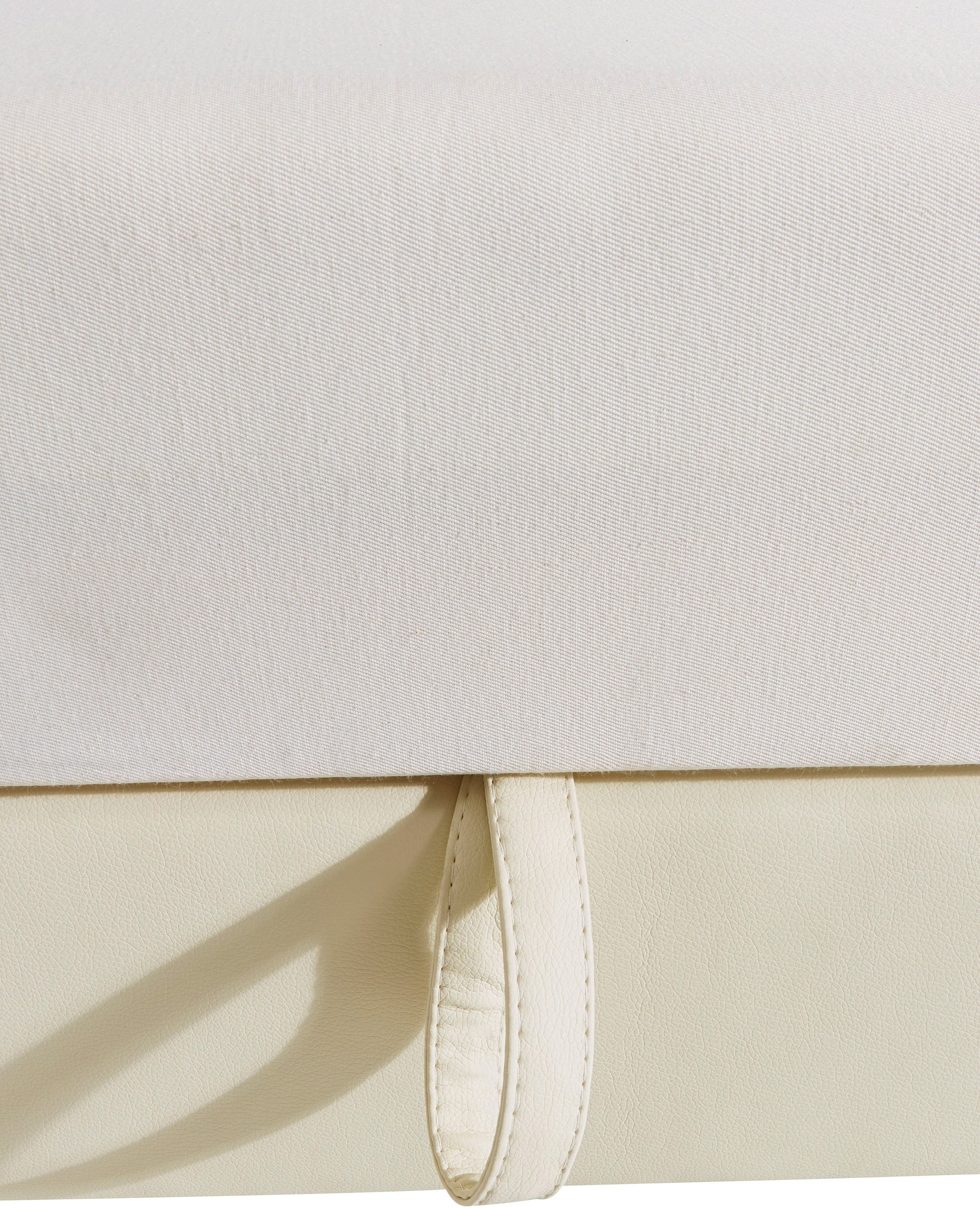 sit&more Ecksofa »Ascara L-Form«, inklusive Boxspring/Federkern-Polsterung, wahlweise mit Bettfunktion