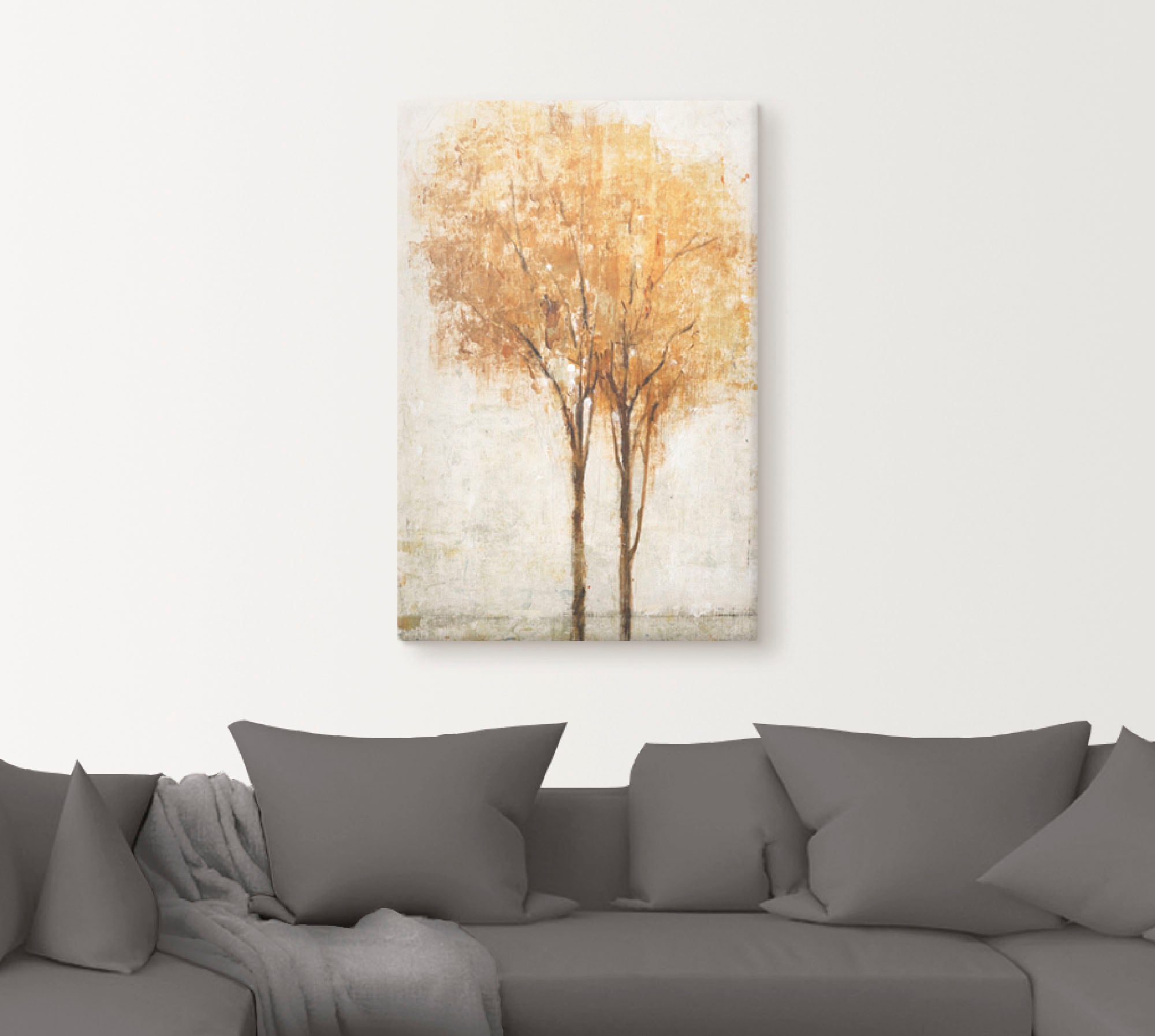Artland Wandbild »Fallende Blätter II«, Bäume, (1 St.), als Leinwandbild, Wandaufkleber in verschied. Größen