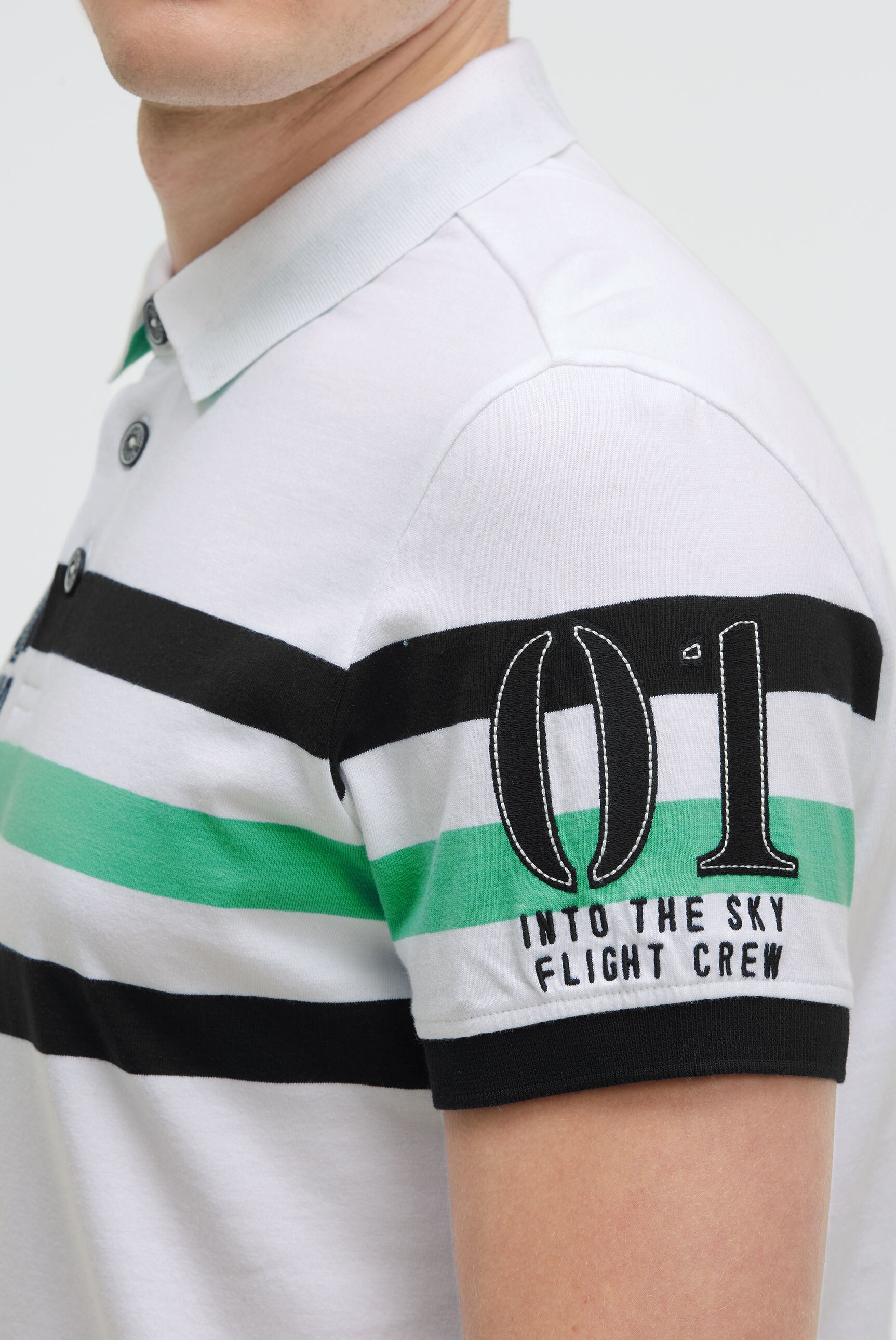 CAMP DAVID Poloshirt, mit Stickerei