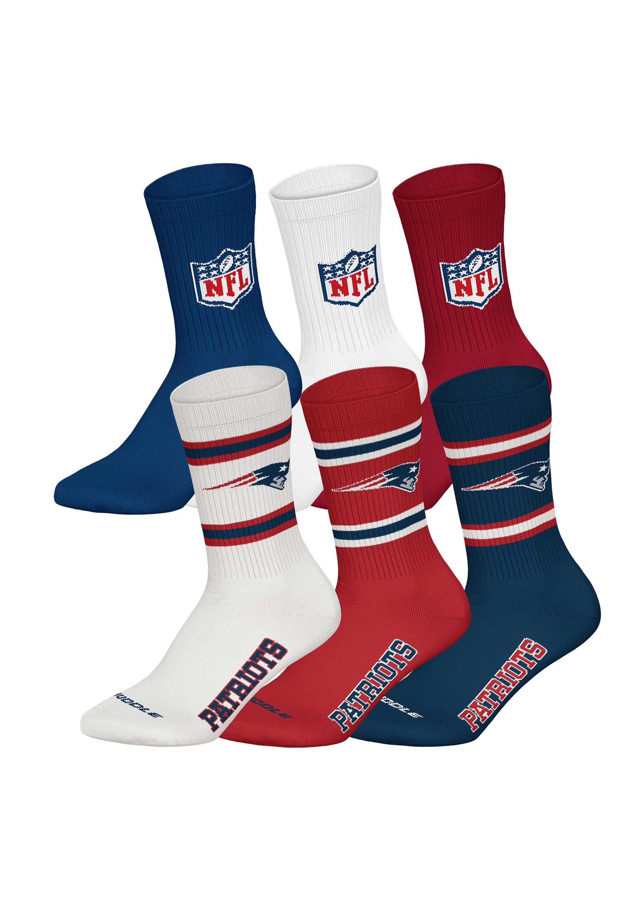 NFL Kurzsocken "Socken NFL 6Pack Crew Socks 6er Pack"